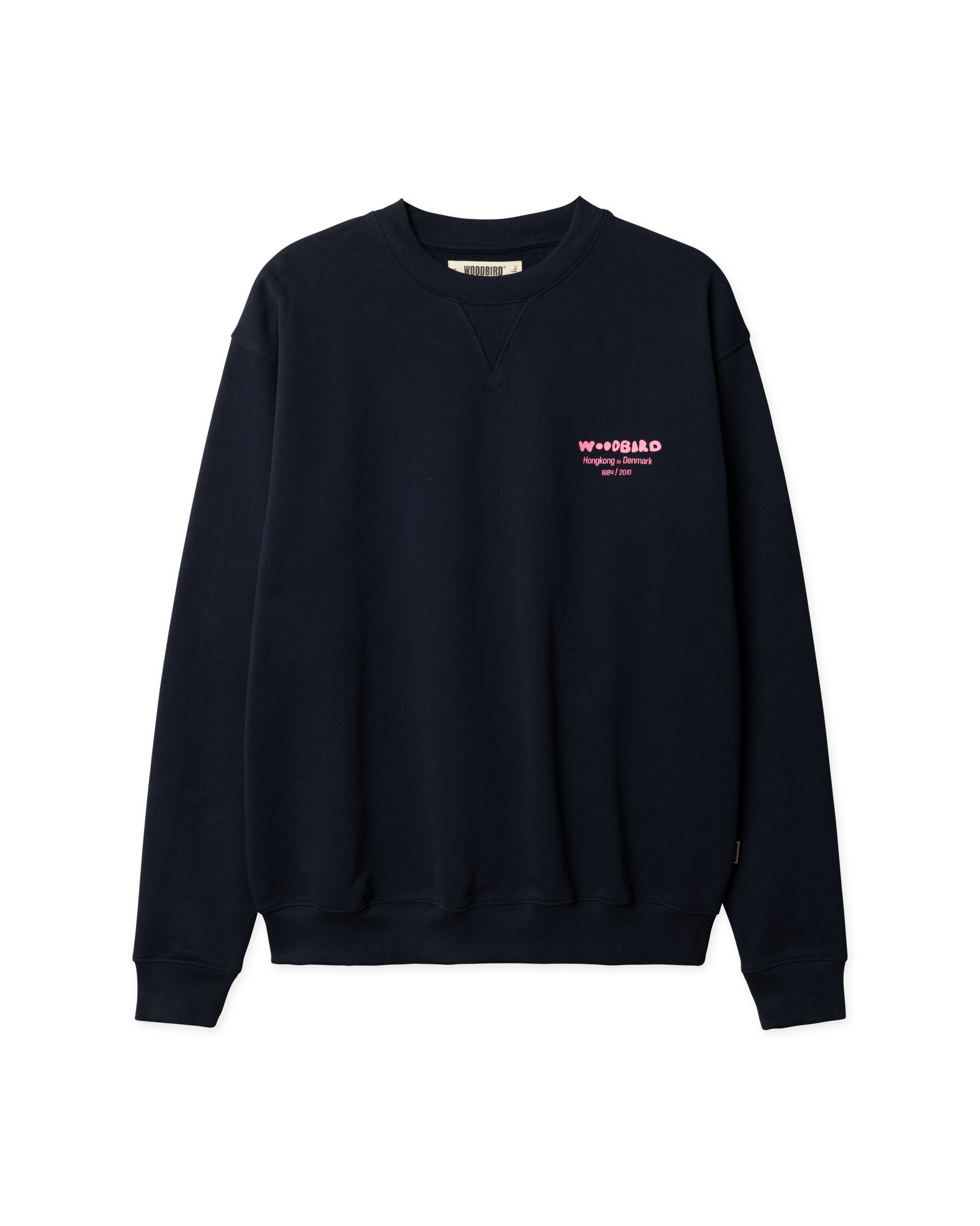 Woodbird WBCane Wok Crew Sweats Dark Navy