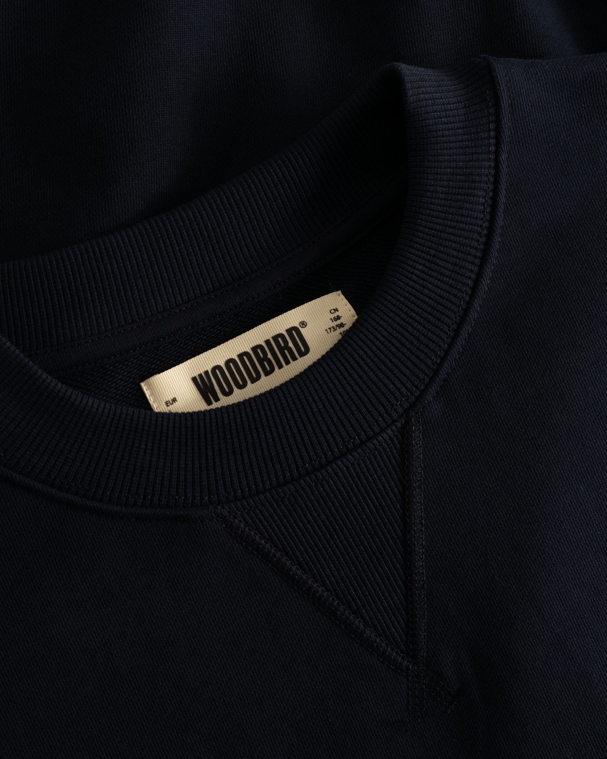 Woodbird WBCane Wok Crew Sweats Dark Navy