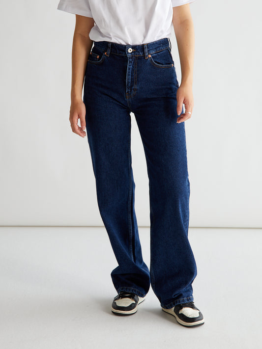 Woodbird Female WBCarla 90s Rinse Jeans Jeans 90s Blue