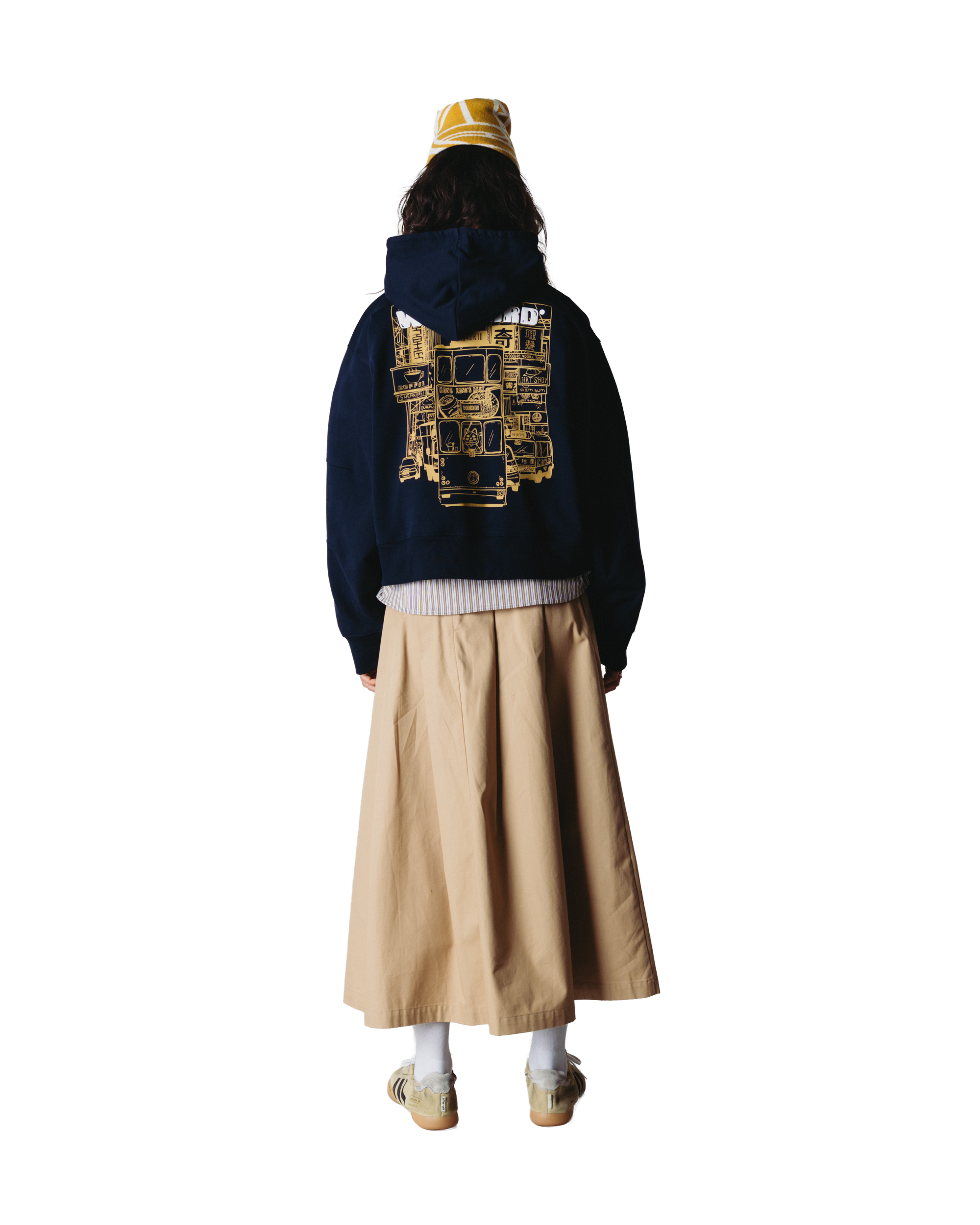 Woodbird Female WBCelo Tram Hoodie Sweats Dark Navy