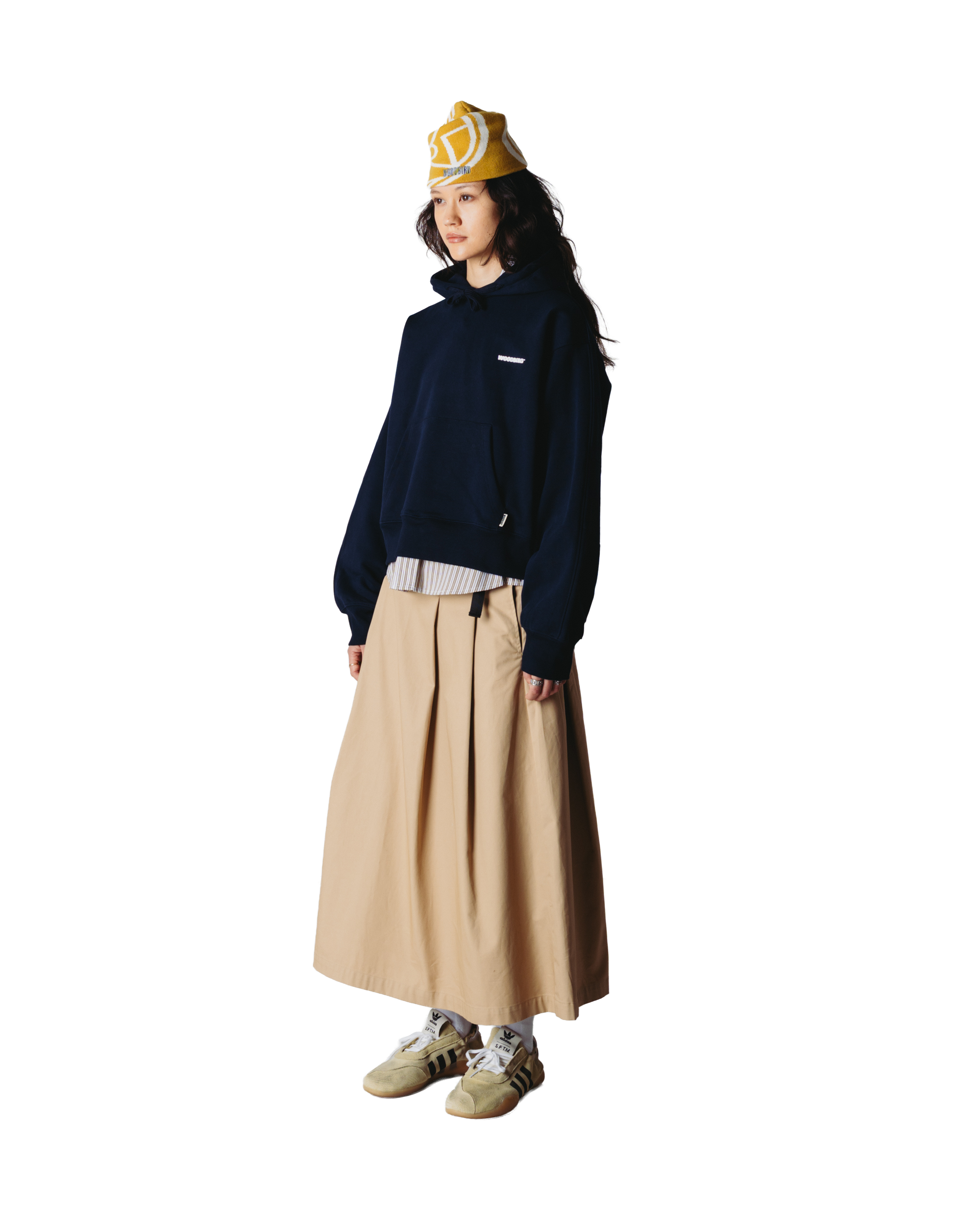 Woodbird Female WBCelo Tram Hoodie Sweats Dark Navy