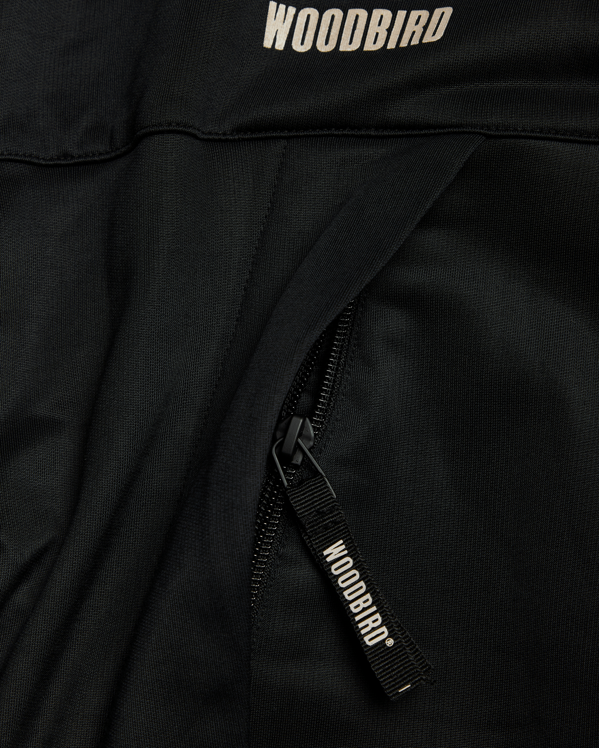 Woodbird WBChang Solid Track Jacket Jackets Black