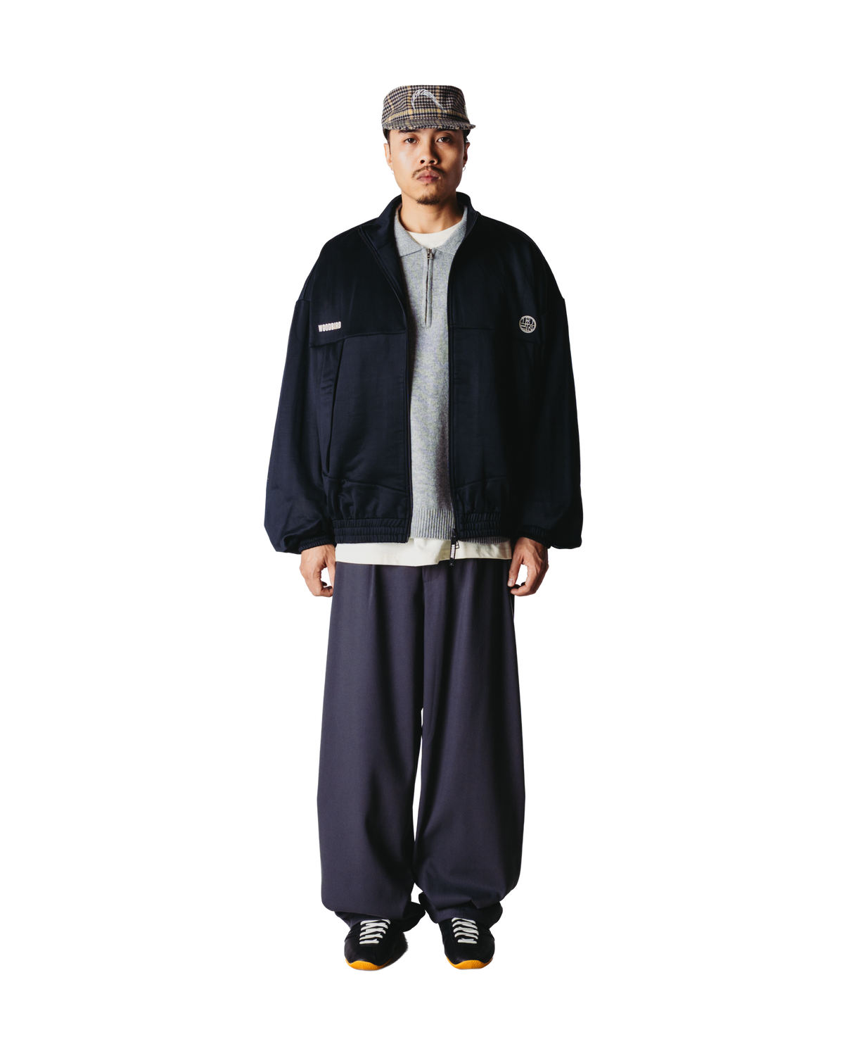 Woodbird WBChang Solid Track Jacket Jackets Black