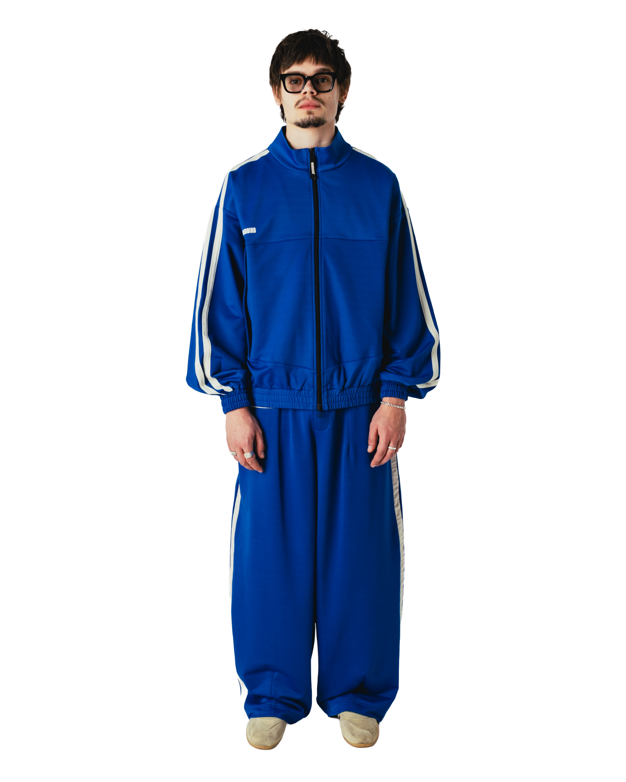 Woodbird WBChang Track Jacket Jackets Cobalt Blue