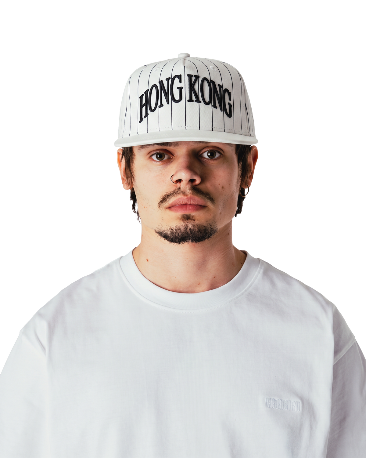 Woodbird WBChuck Stripe HK Cap Accessories White-Navy