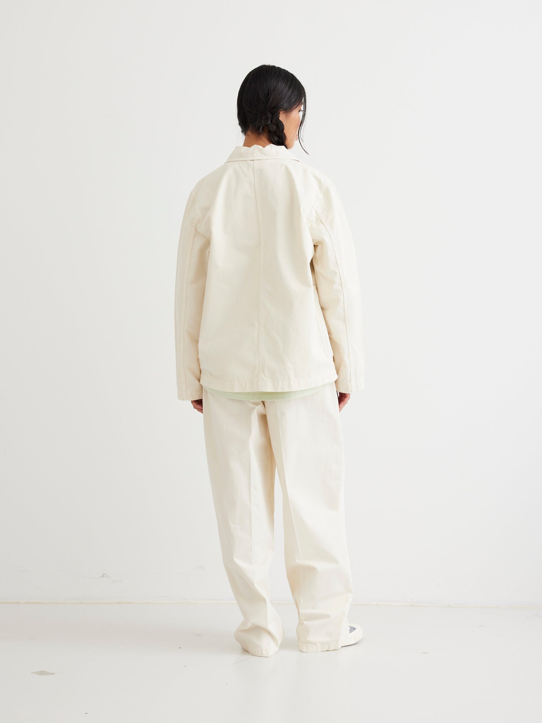 Woodbird Female WBClyde Paper Jacket Jackets Off White