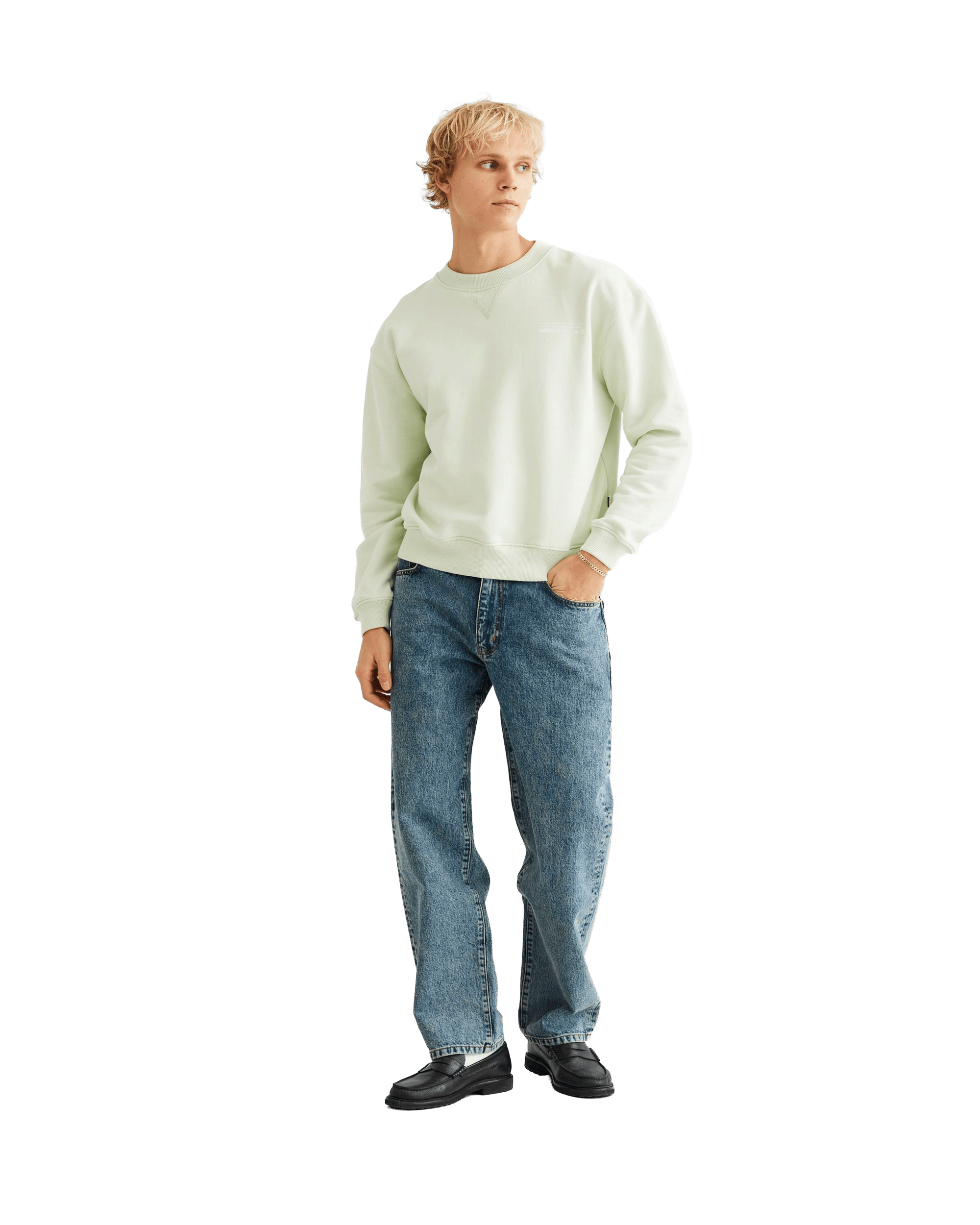 Woodbird WBCope Tech Crew Sweats Mint Green