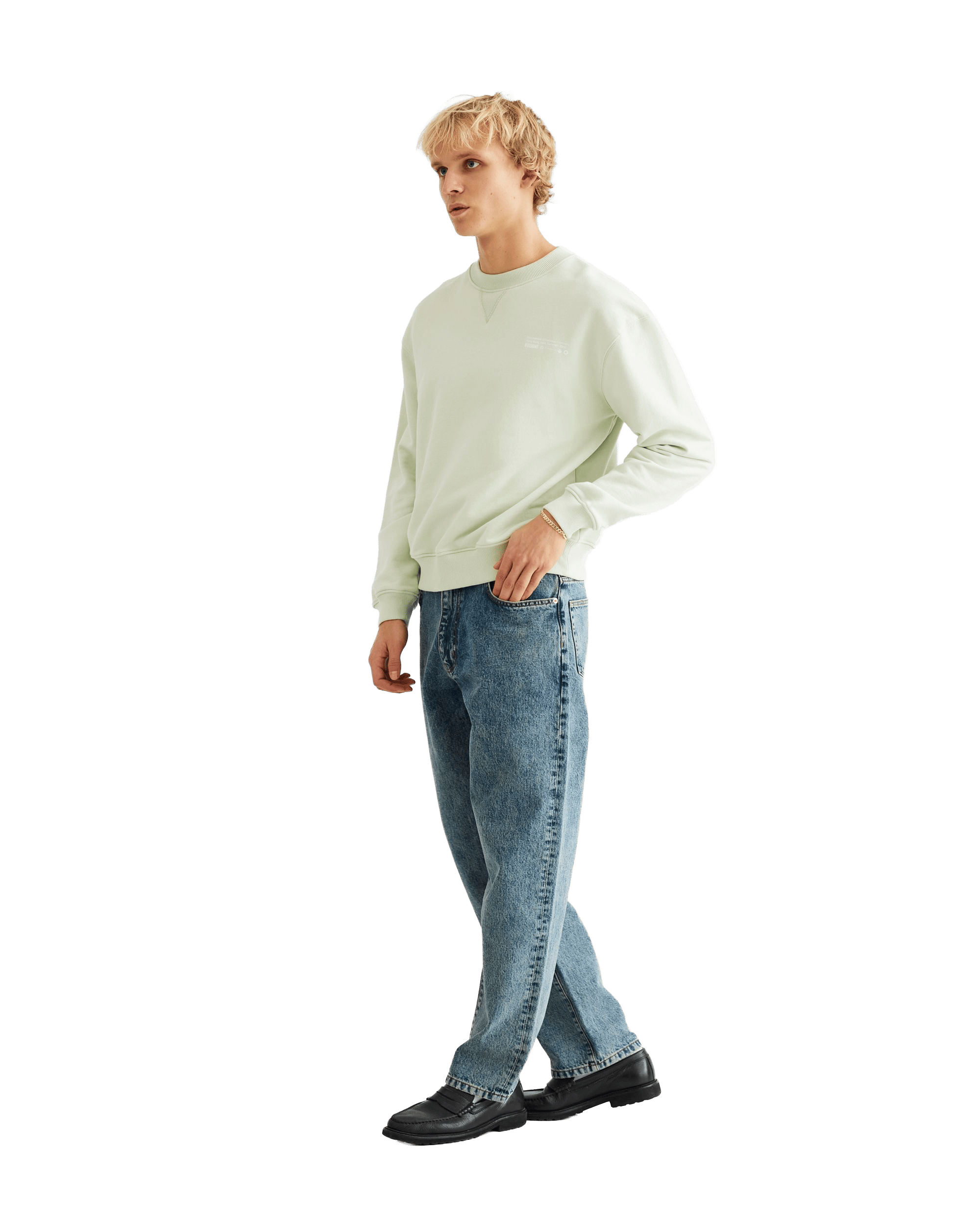 Woodbird WBCope Tech Crew Sweats Mint Green