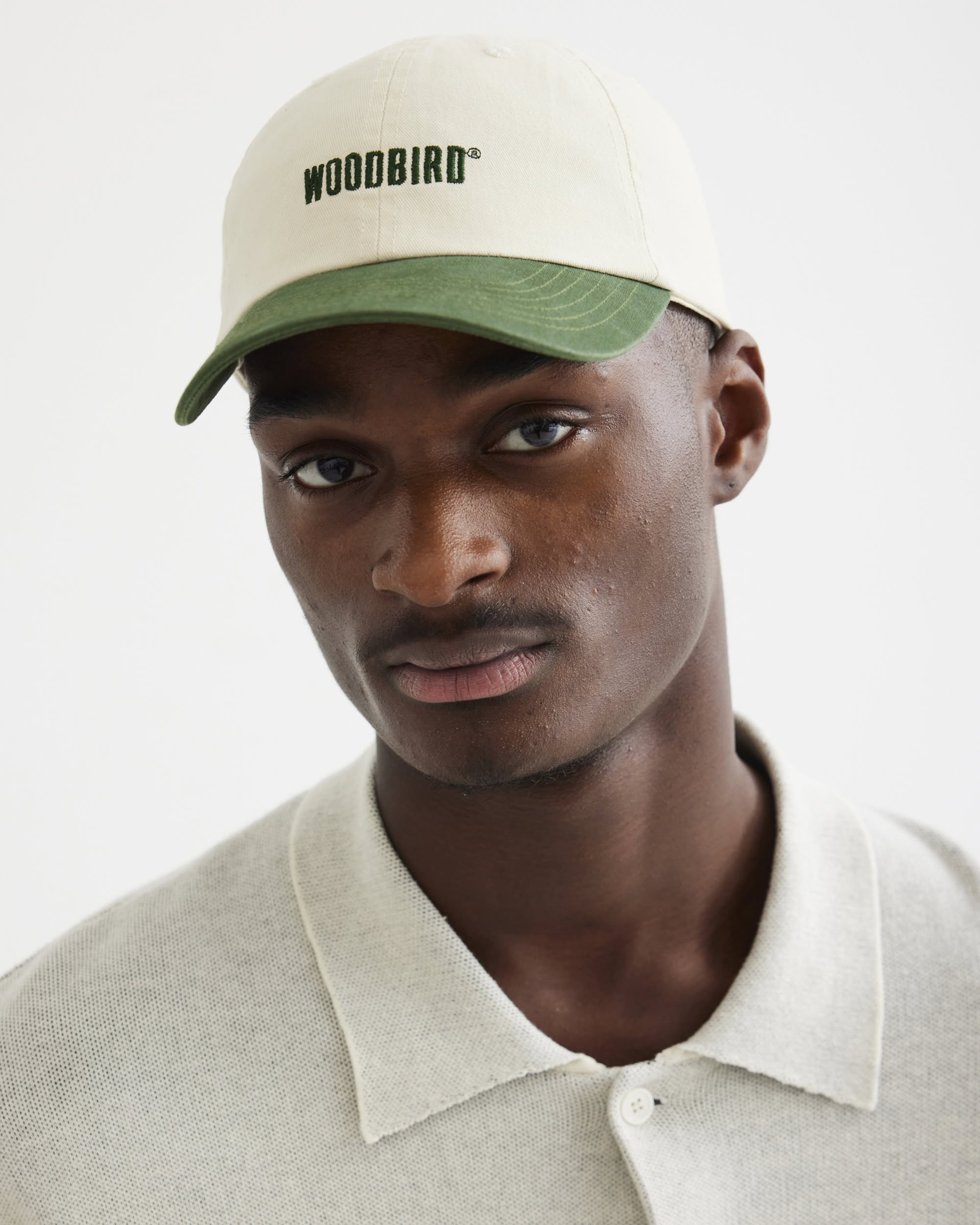 Woodbird WBCore Twill Cap Accessories Offwhite-Army