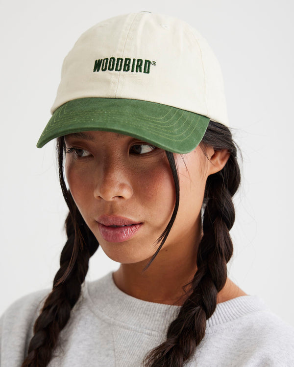 Woodbird WBCore Twill Cap Accessories Offwhite-Army