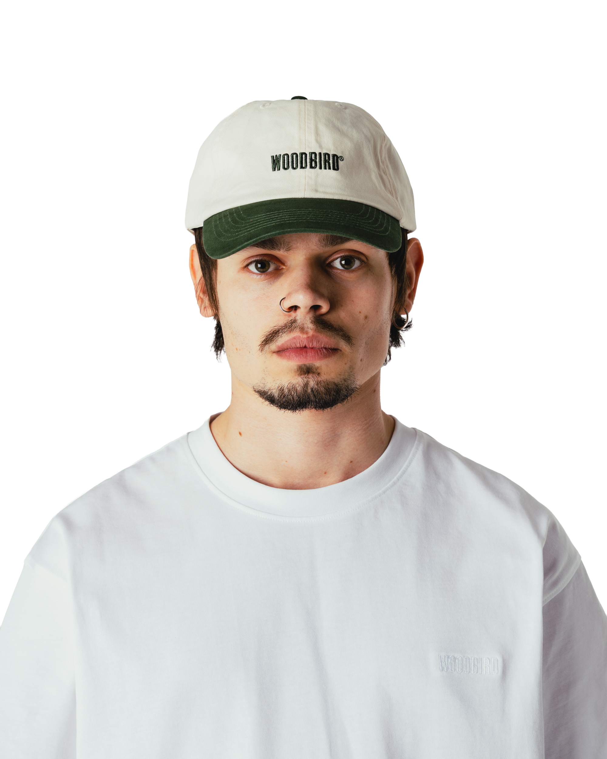 Woodbird WBCore Twill Cap Accessories Offwhite-Army