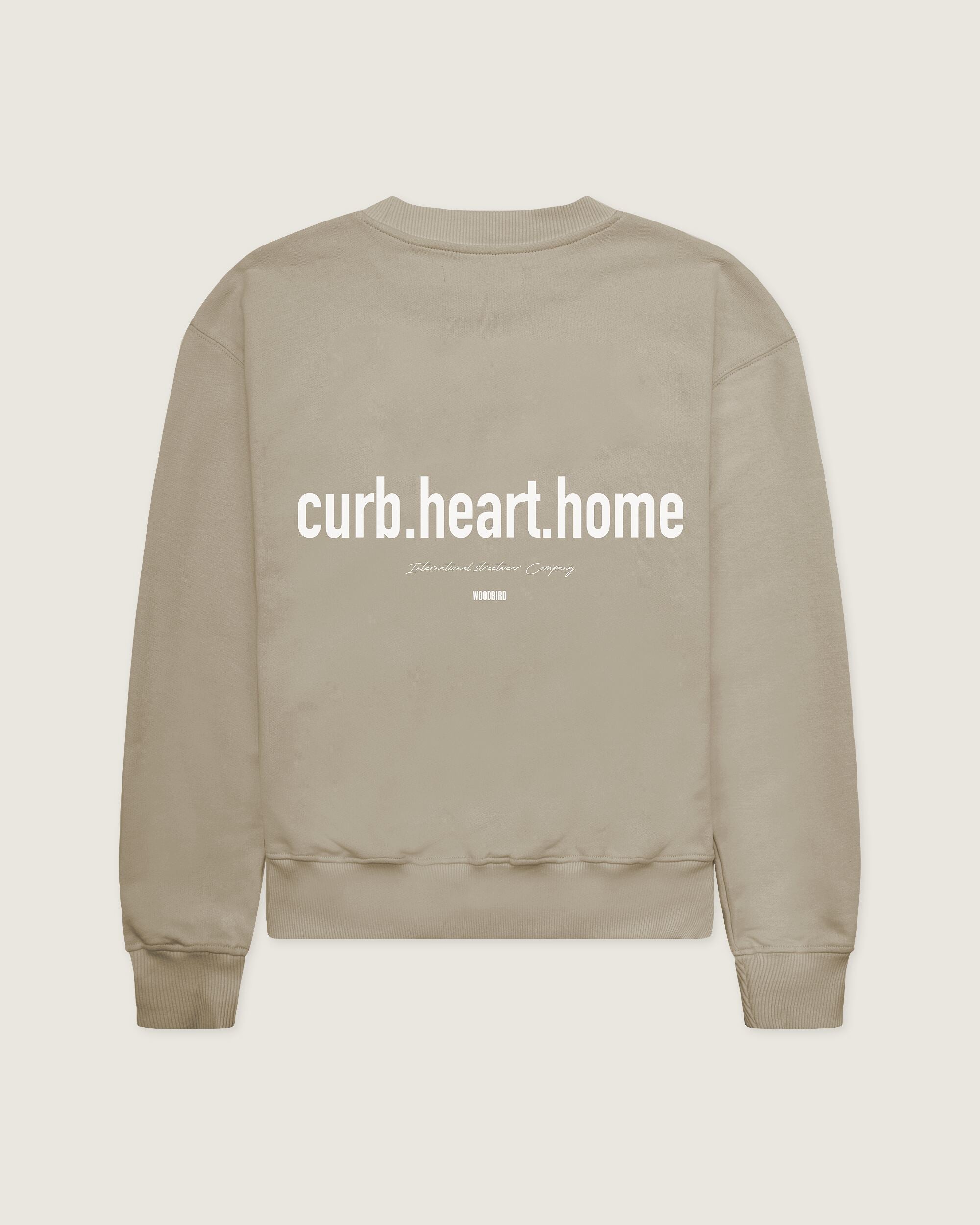 Woodbird Female WBCupe Home Crew Sweats Khaki