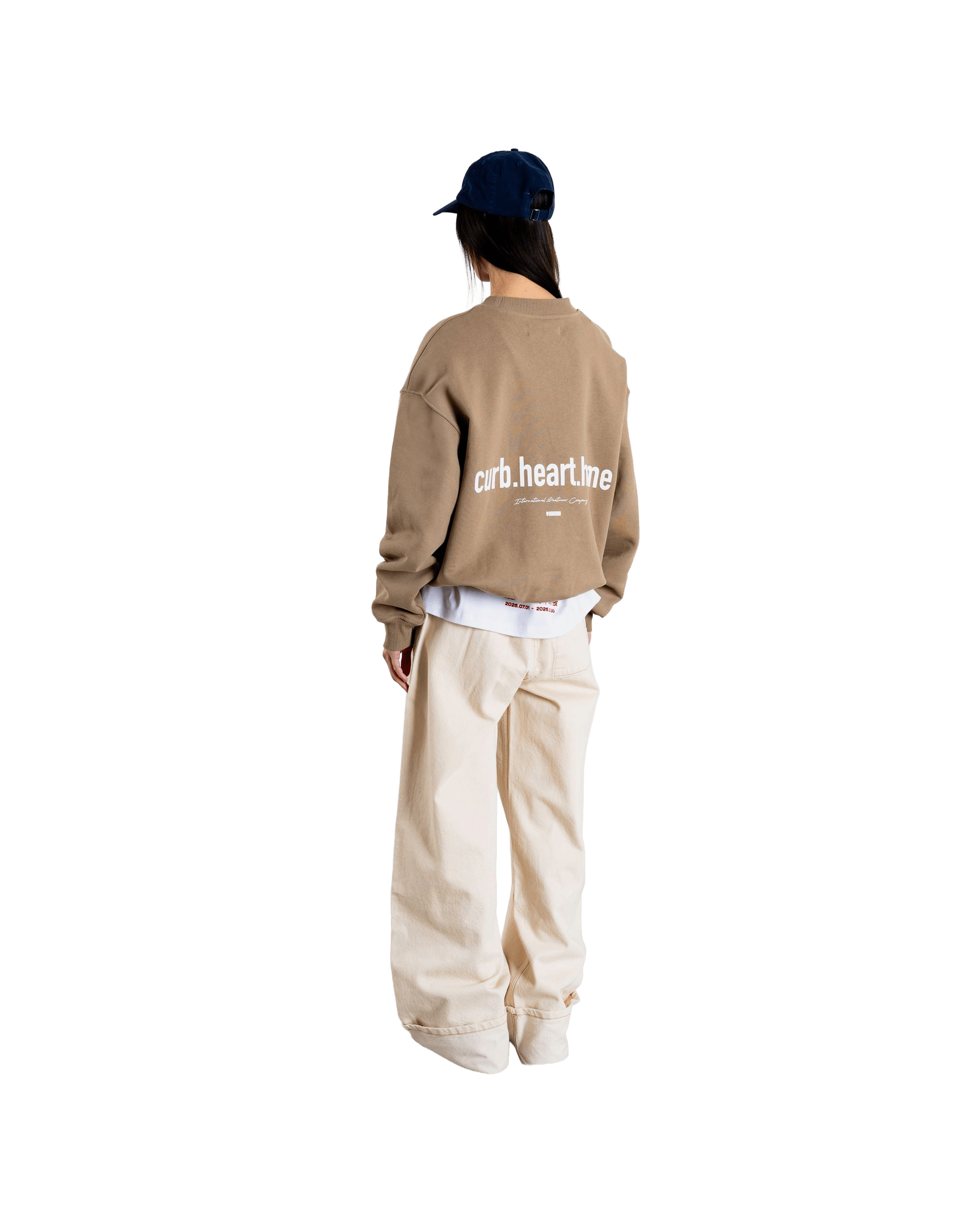 Woodbird Female WBCupe Home Crew Sweats Khaki