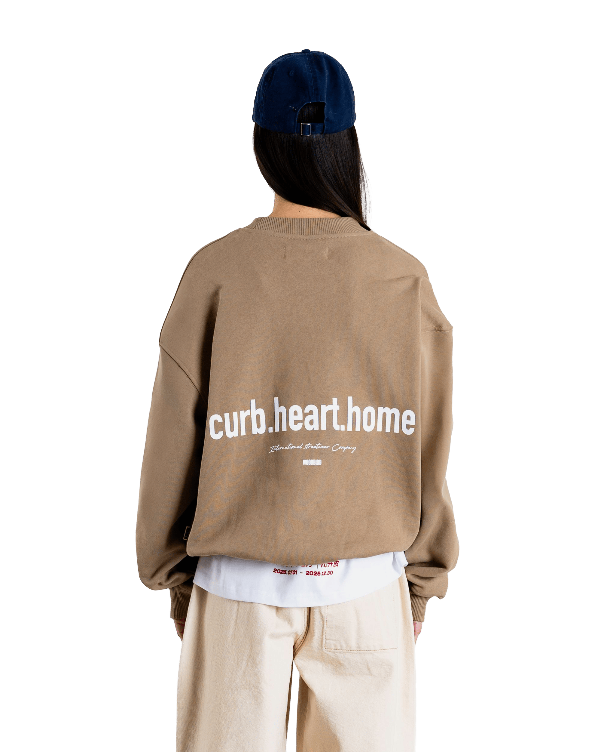 Woodbird Female WBCupe Home Crew Sweats Khaki