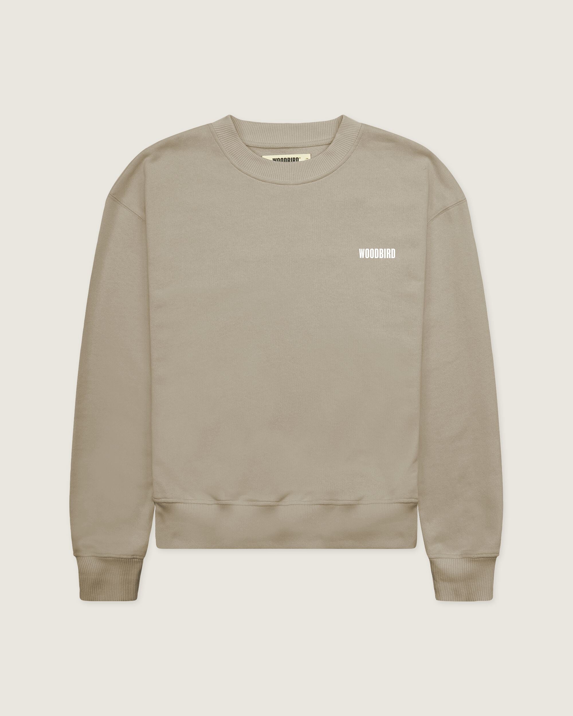Woodbird Female WBCupe Home Crew Sweats Khaki