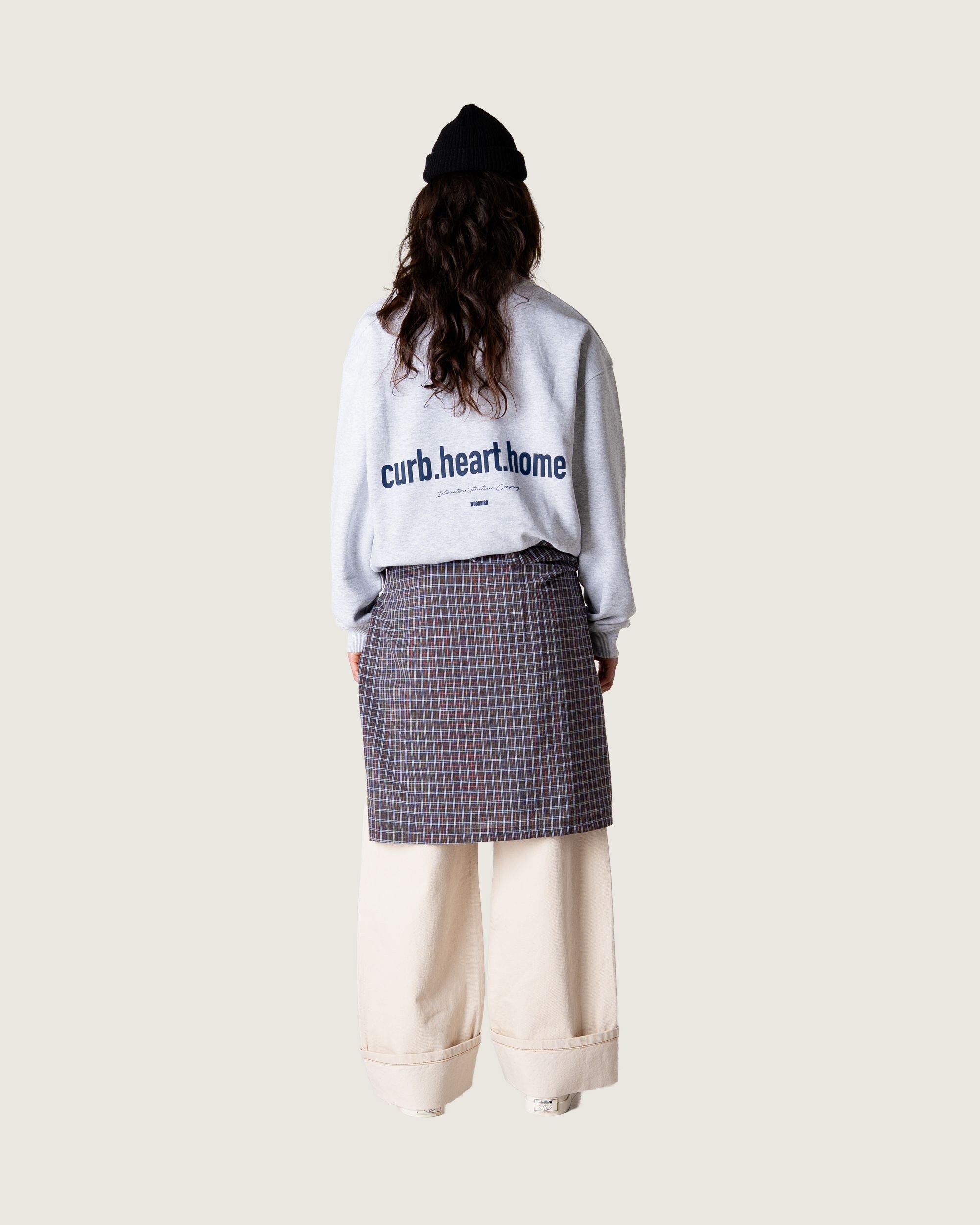 Woodbird Female WBCupe Home Crew Sweats Snow Melange