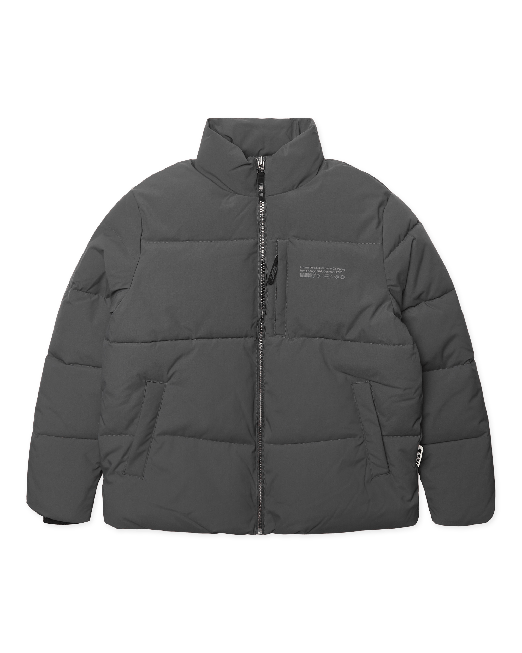 Woodbird WBDapper Puff Jacket Outerwear Antra Grey