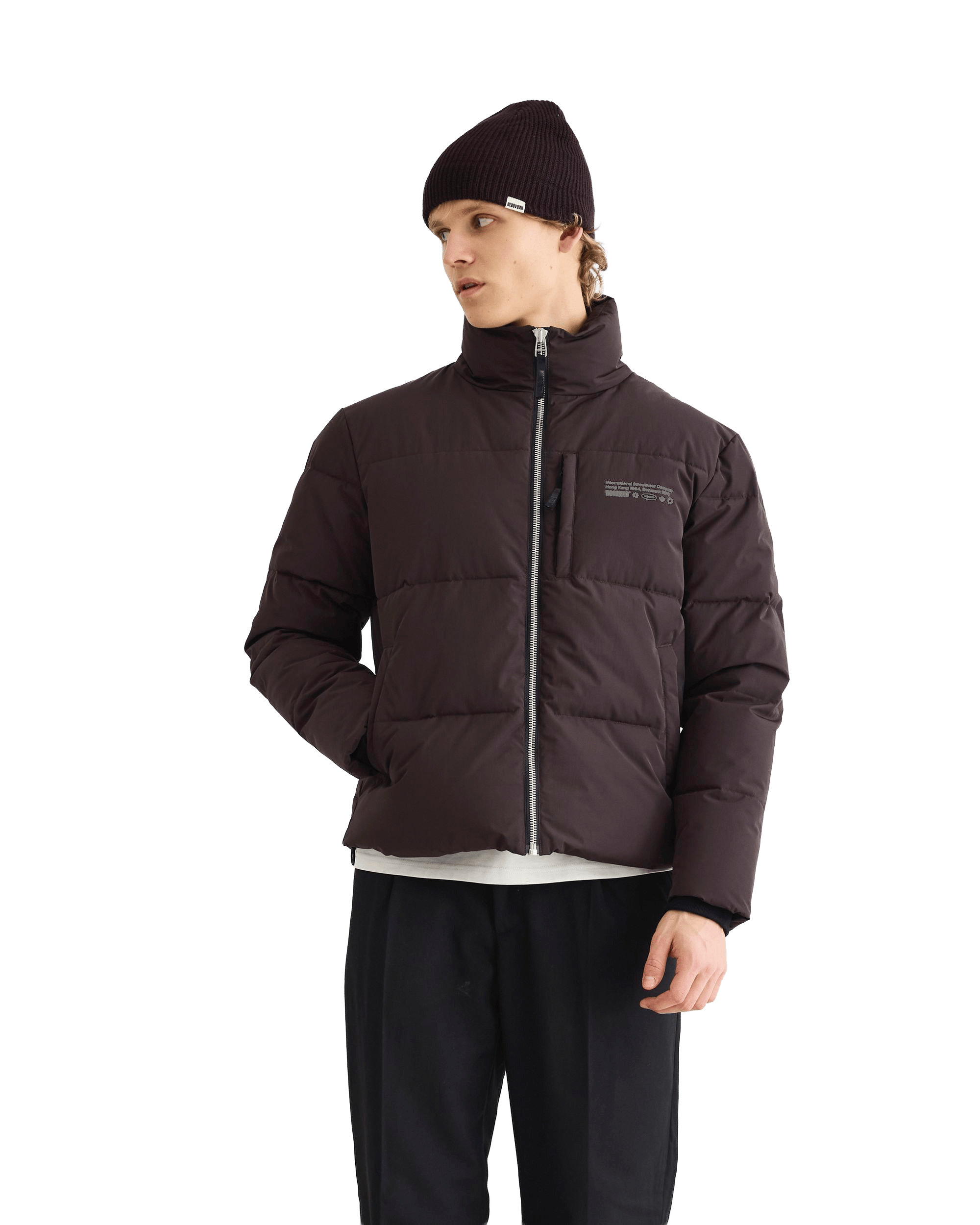 Woodbird WBDapper Puff Jacket Outerwear Brown