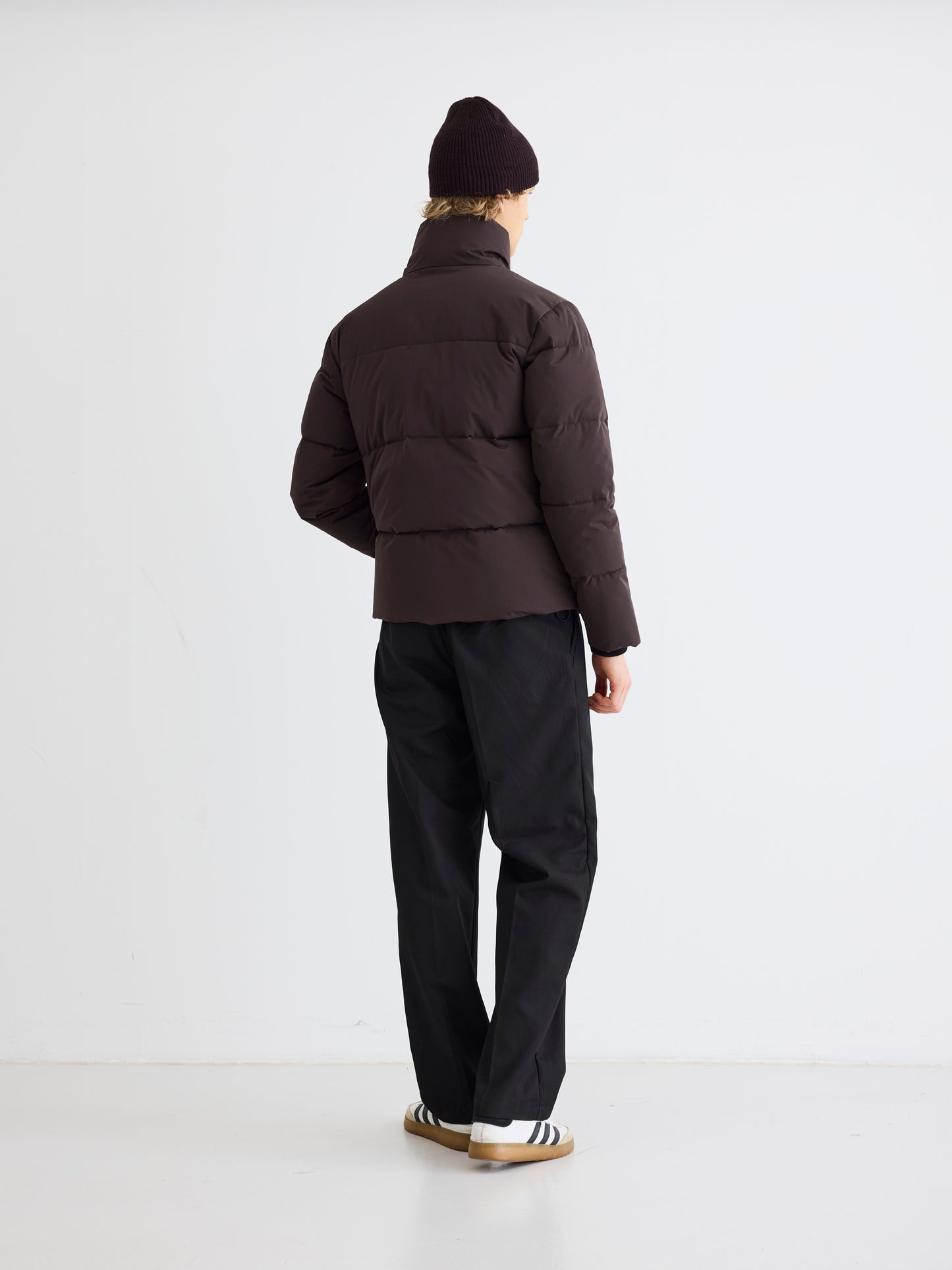 Woodbird WBDapper Puff Jacket Outerwear Chocolate brown