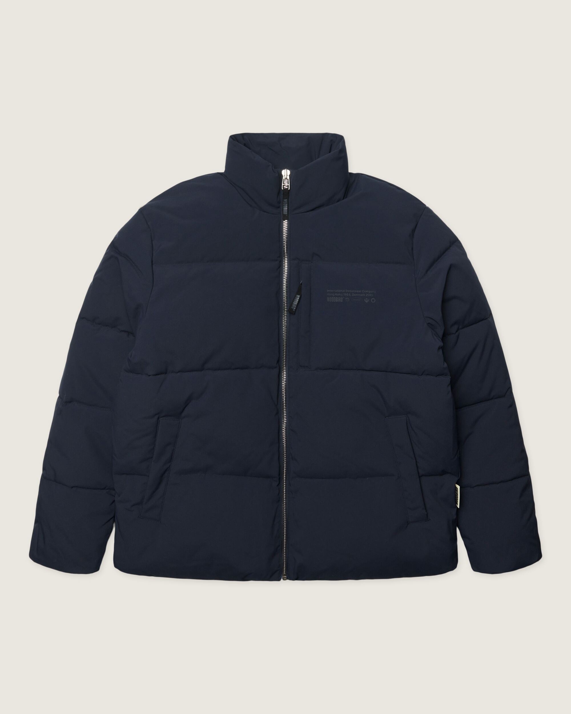Woodbird WBDapper Puff Jacket Outerwear Navy