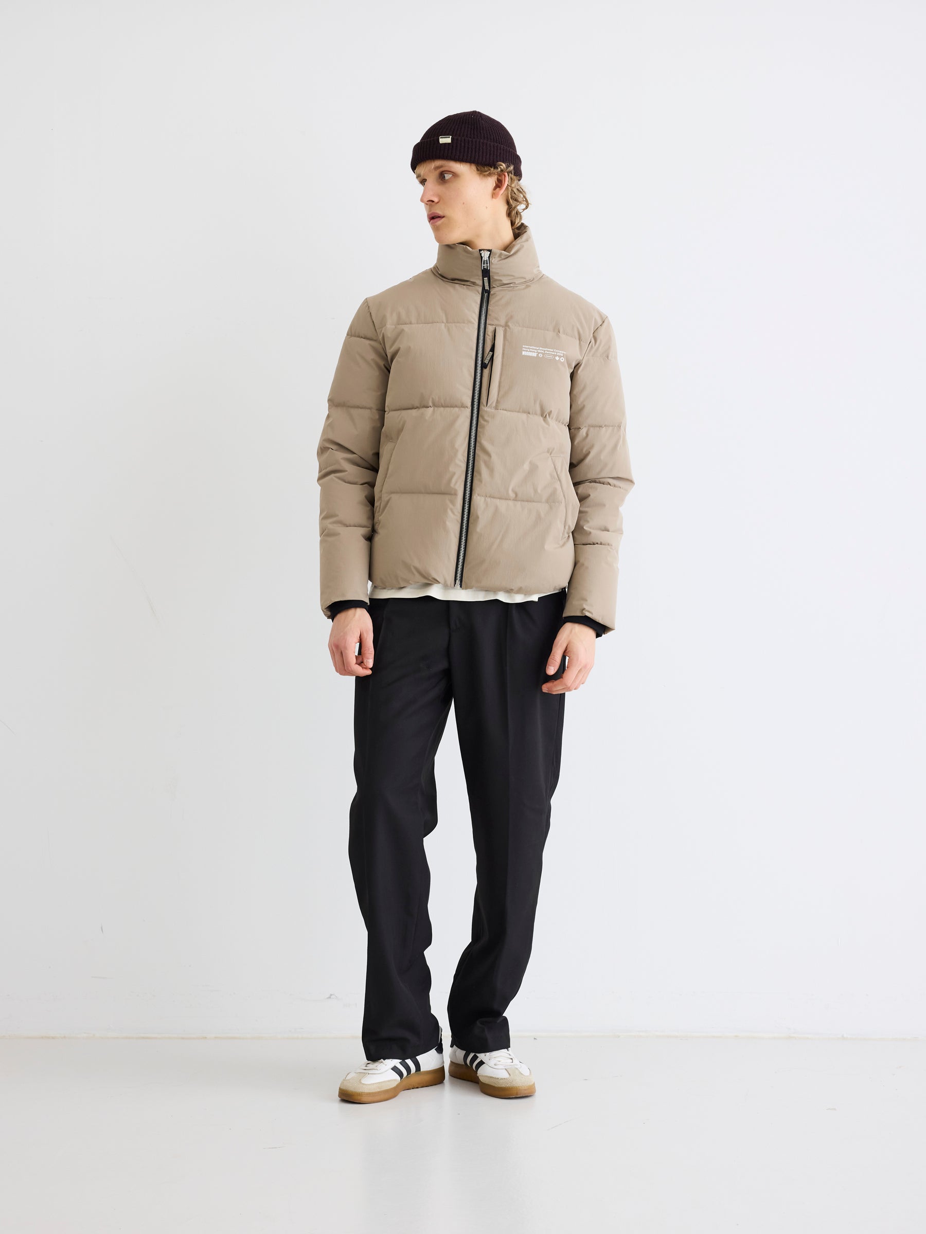 Woodbird WBDapper Puff Jacket Outerwear Stone