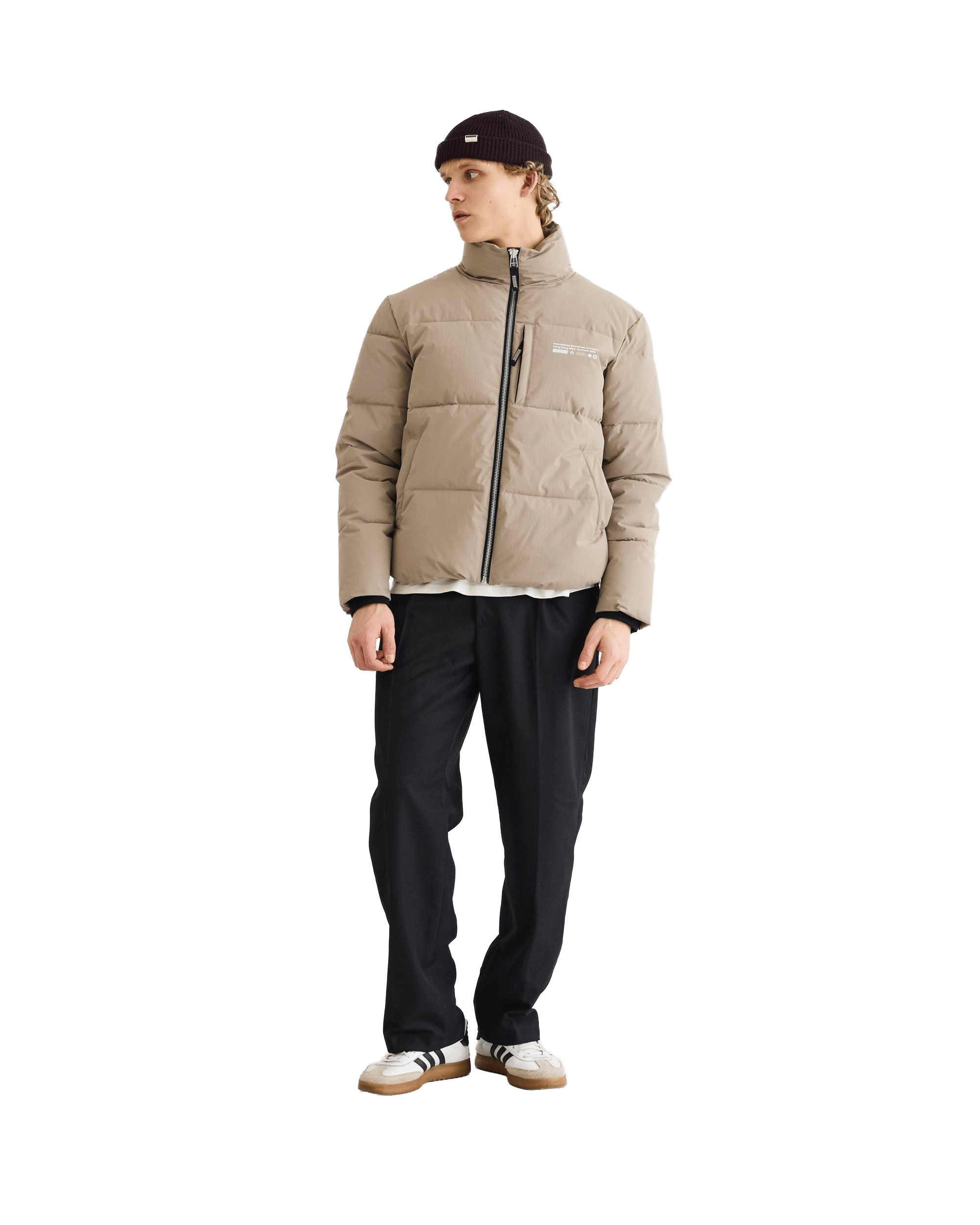 Woodbird WBDapper Puff Jacket Outerwear Stone