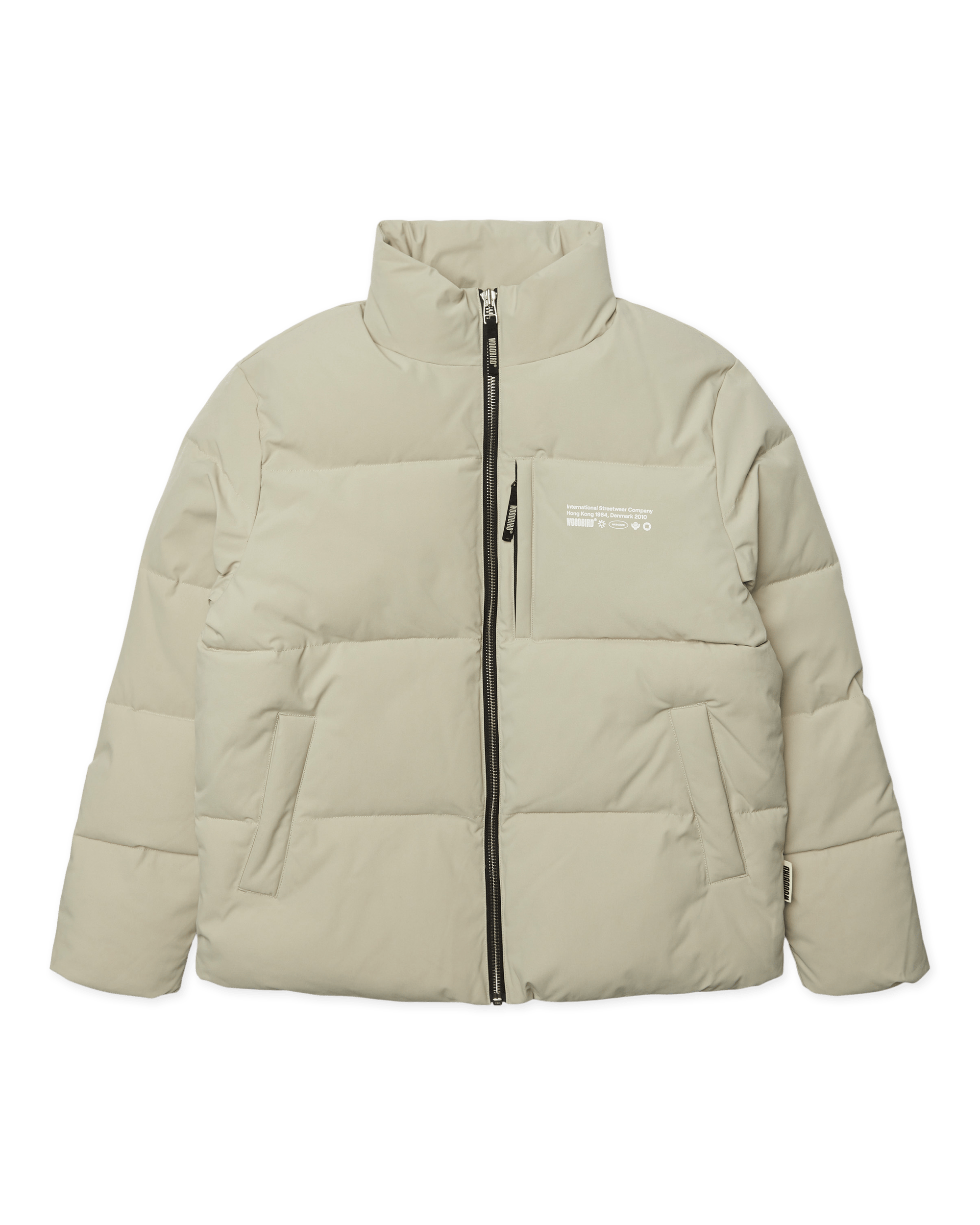 Woodbird WBDapper Puff Jacket Outerwear Stone