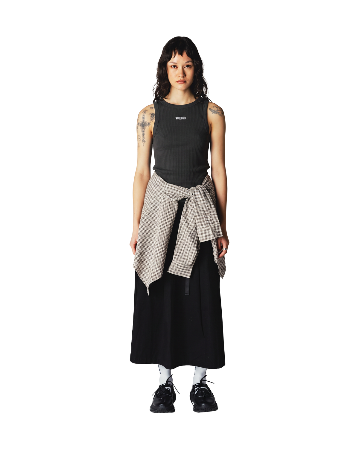Woodbird Female WBDee Base Tank Top T-Shirts Black