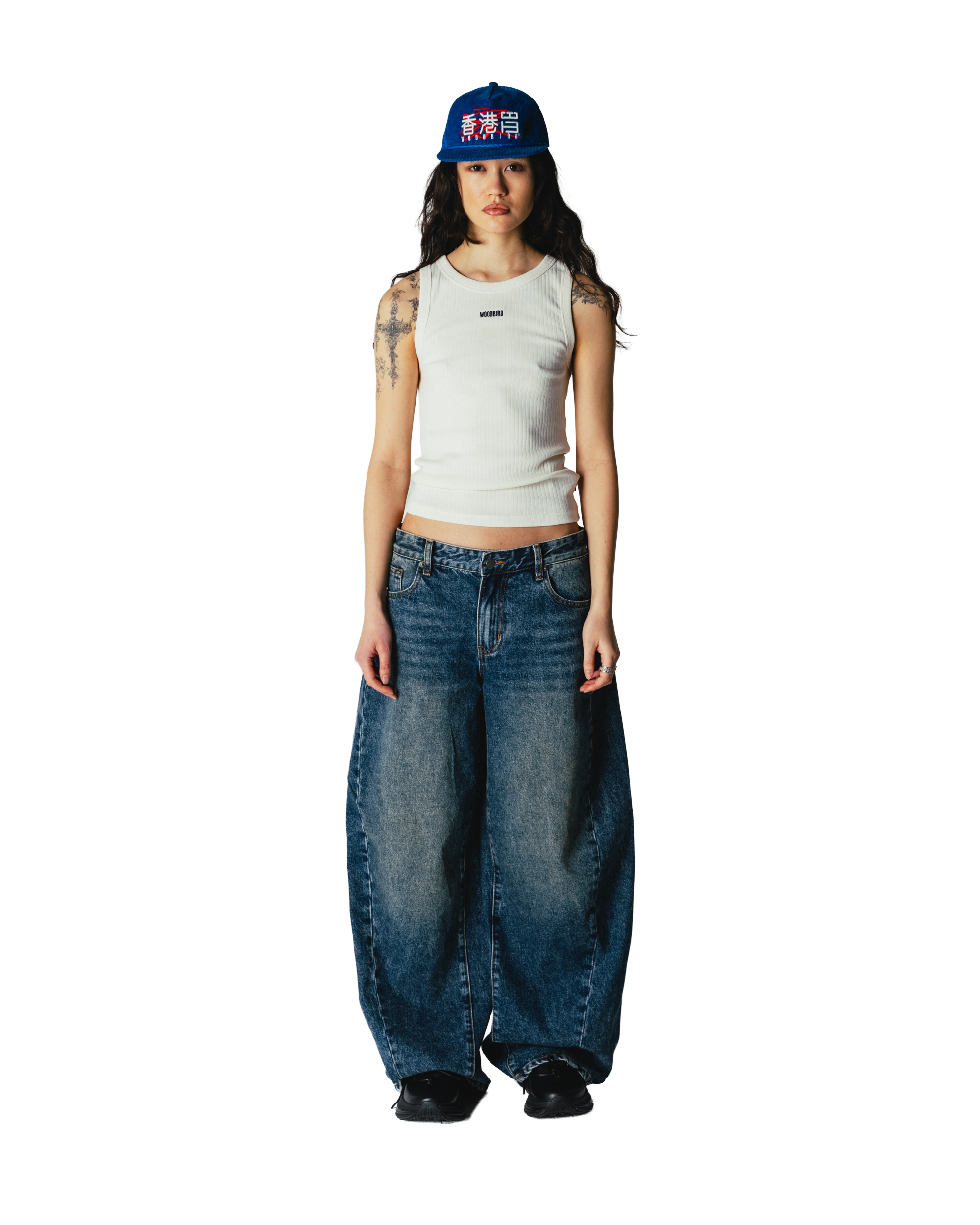 Woodbird Female WBDee Base Tank Top T-Shirts White