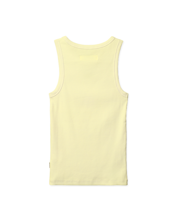 Woodbird Female WBDee Rib Tank Top T-Shirts Wax Yellow
