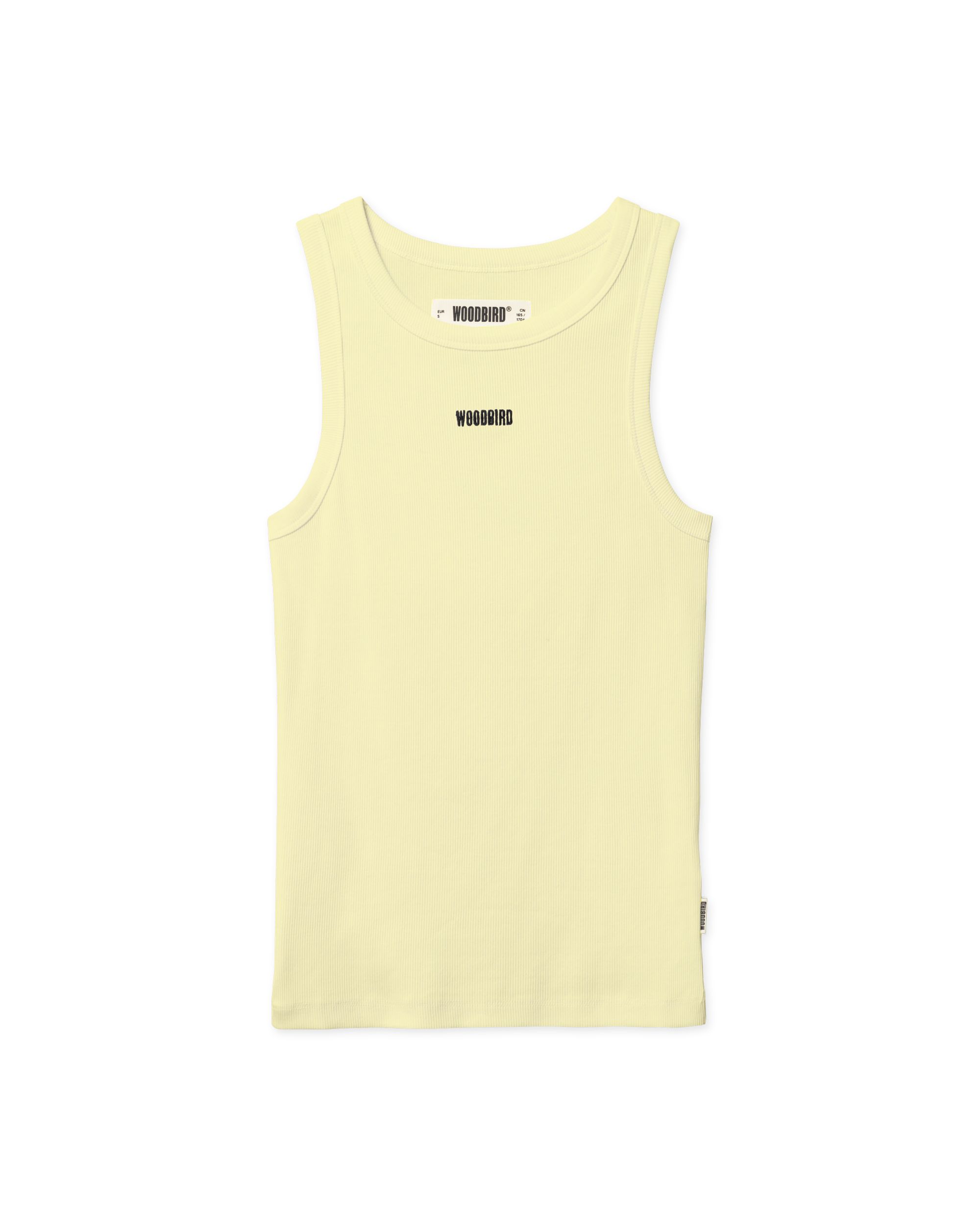 Woodbird Female WBDee Rib Tank Top T-Shirts Wax Yellow