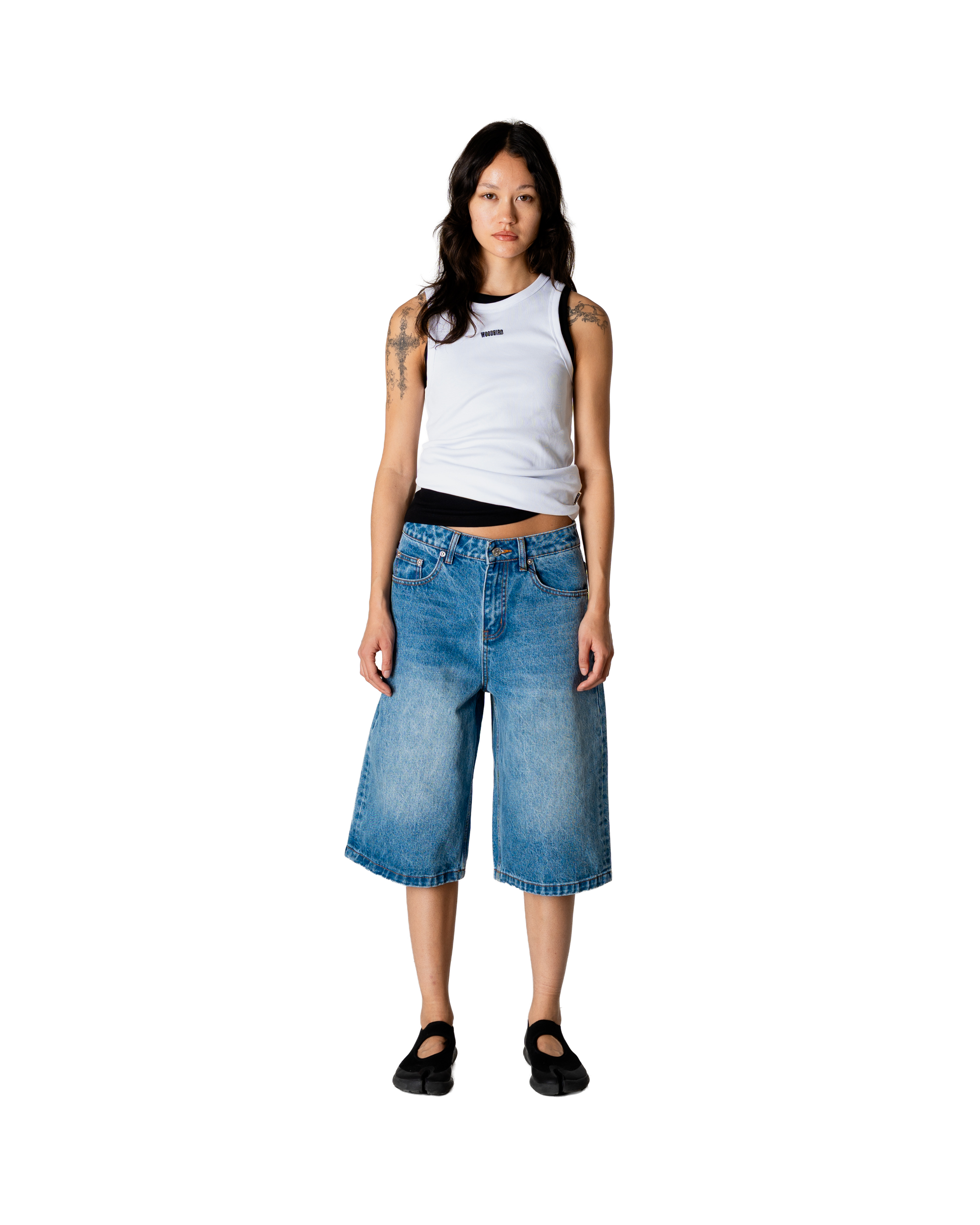 Woodbird Female WBDee Rib Tank Top T-Shirts White