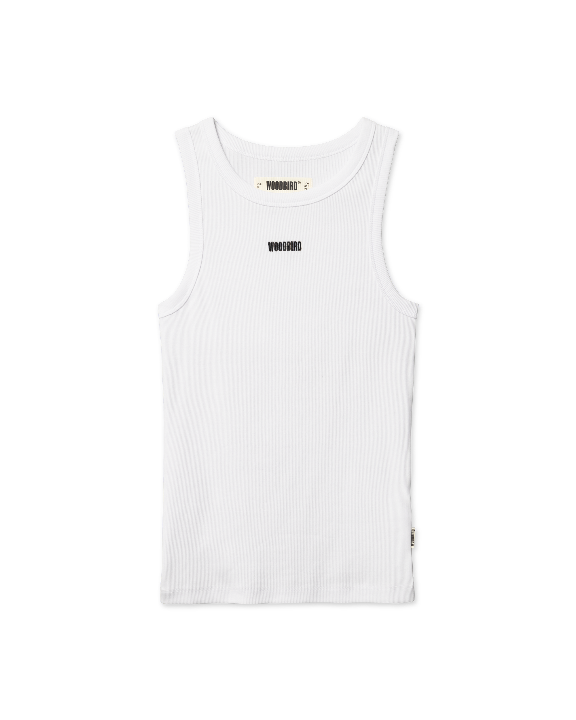 Woodbird Female WBDee Rib Tank Top T-Shirts White