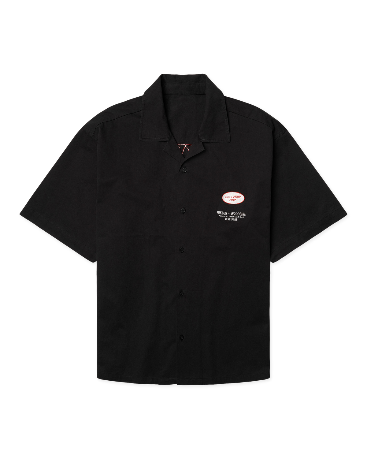 Woodbird WBDelivery Shirt NIKBEN Shirts Black