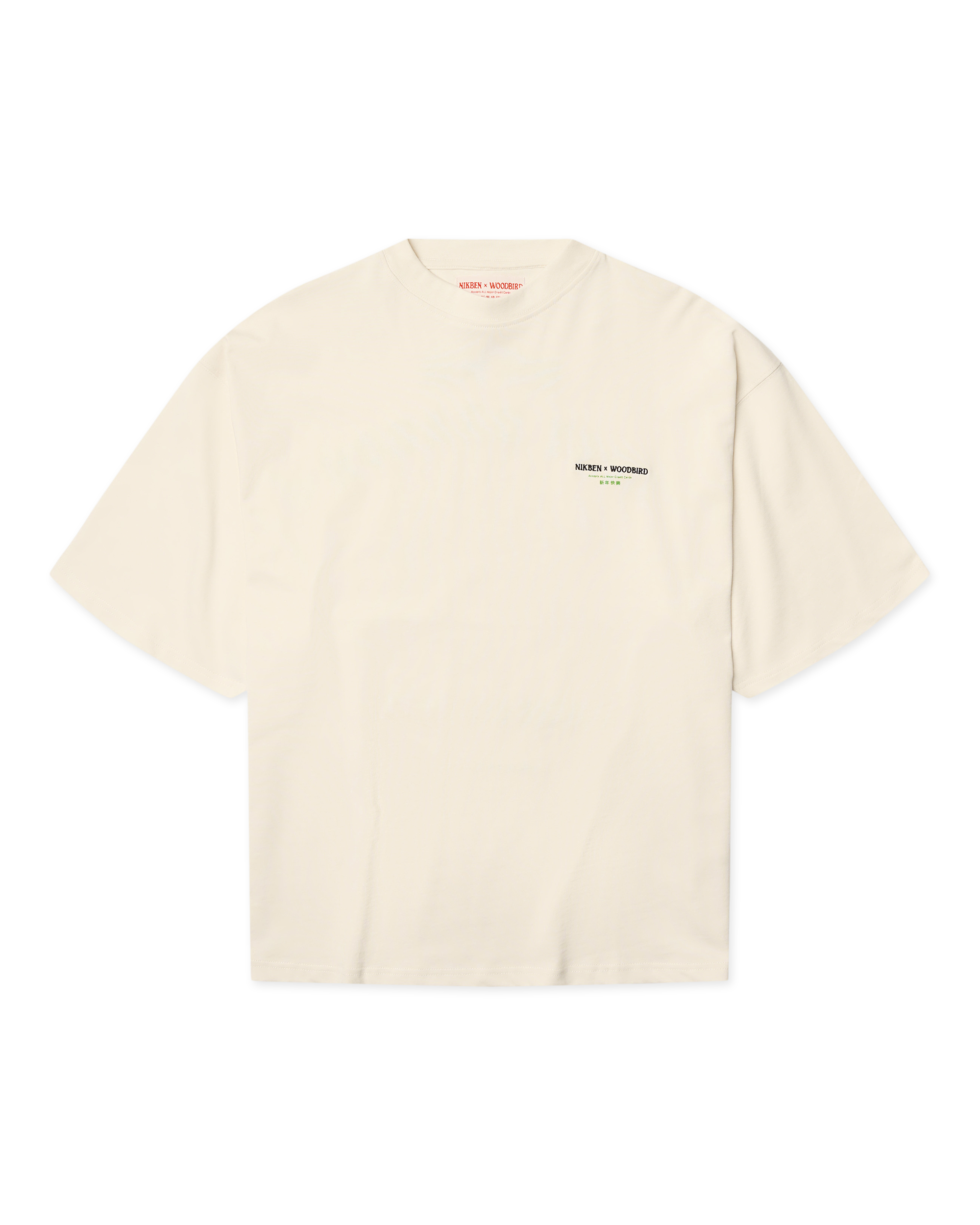 Woodbird WBDelivery Tee NIKBEN T-Shirts Off White