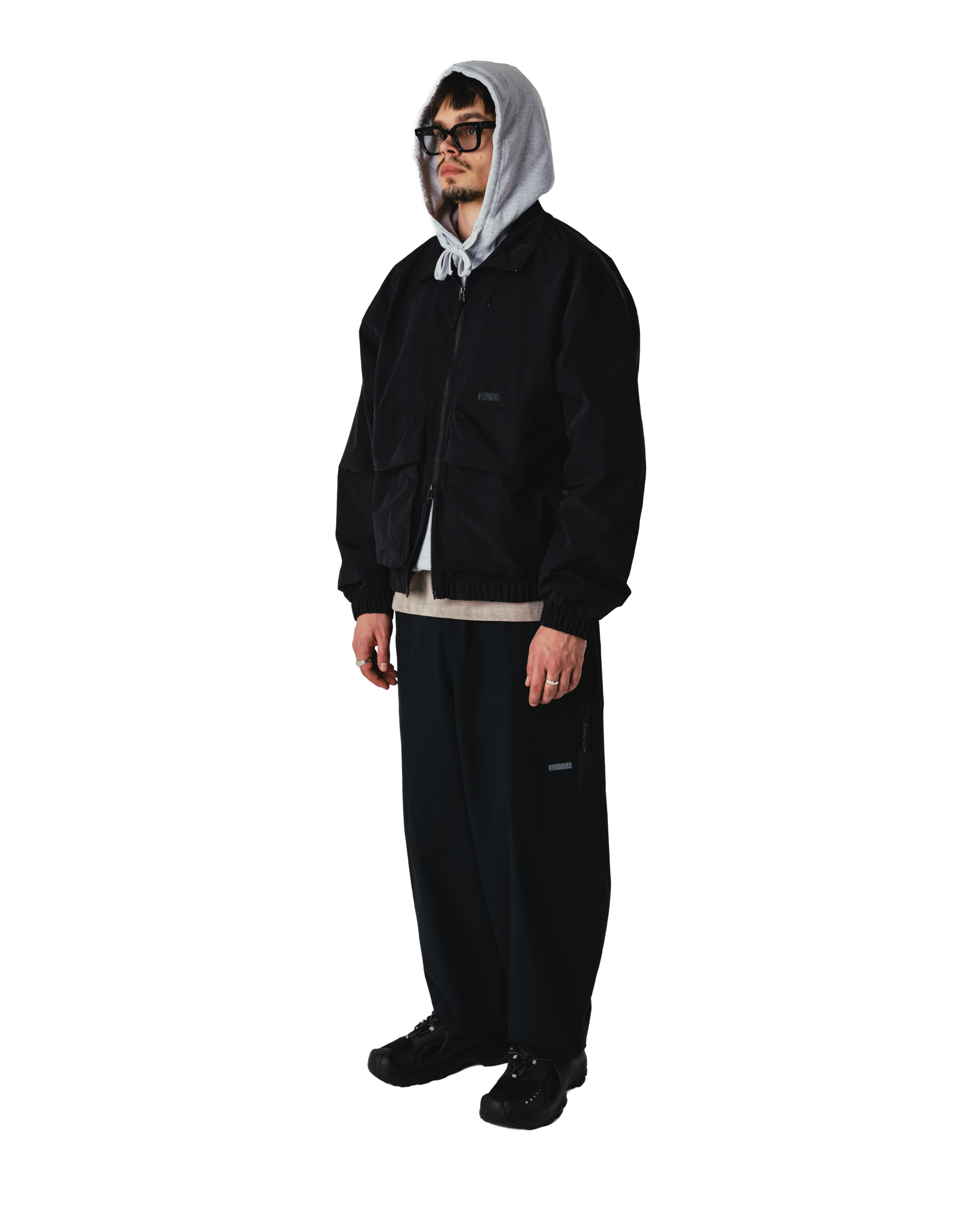 Woodbird WBDim Cargo Jacket Jackets Black