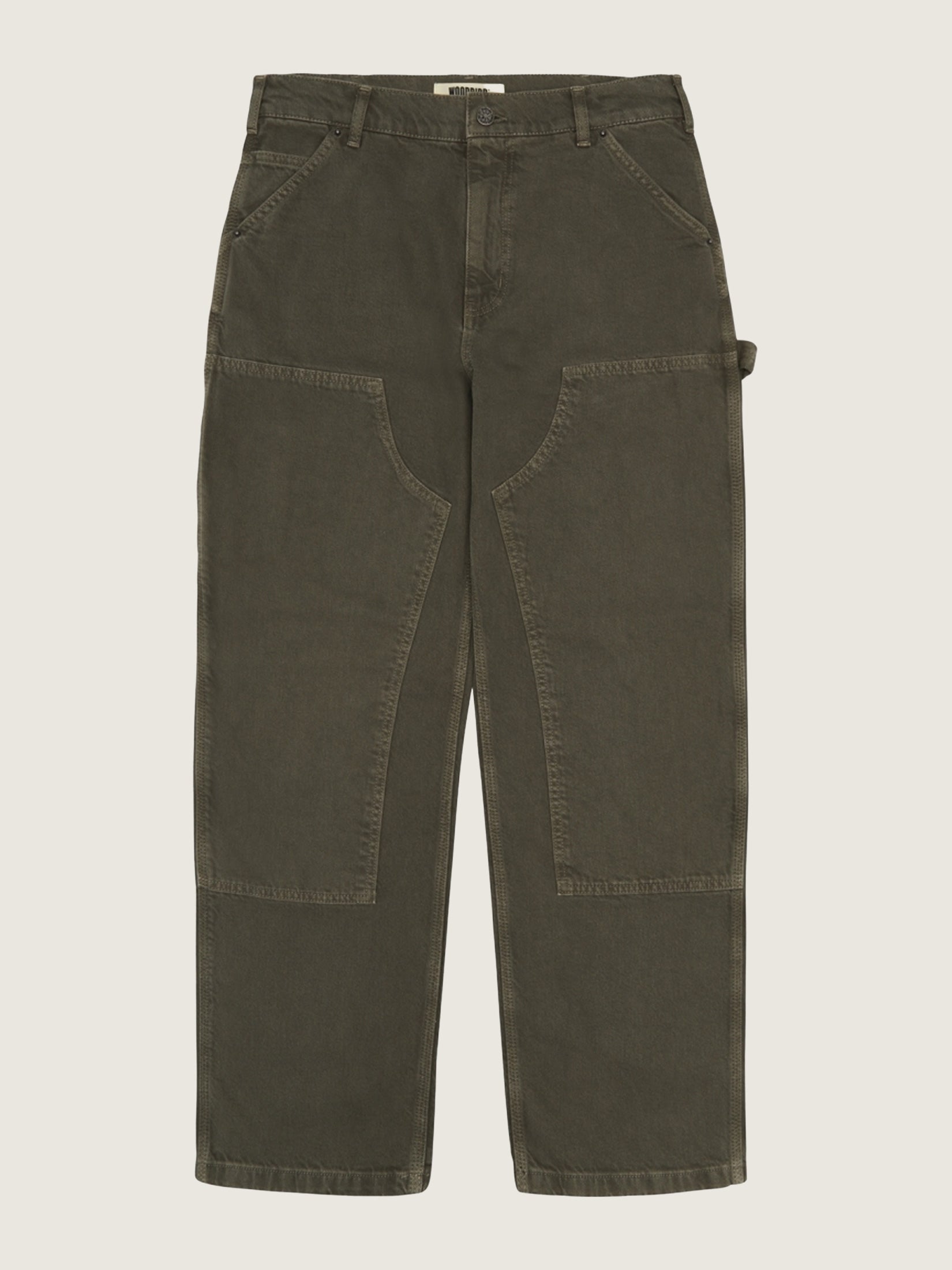 Woodbird WBDizzon Carpenter Pants Dust Green