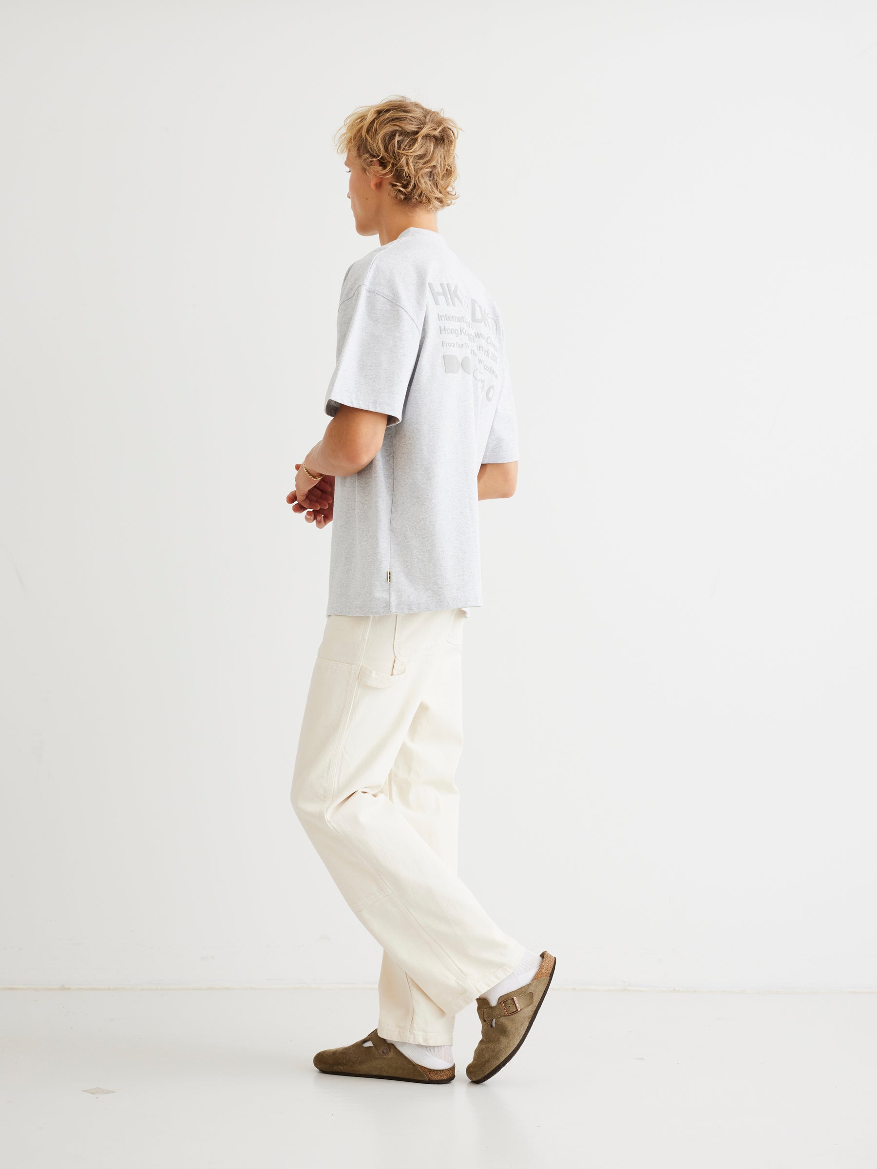 Woodbird WBDizzon Carpenter Pants Off White