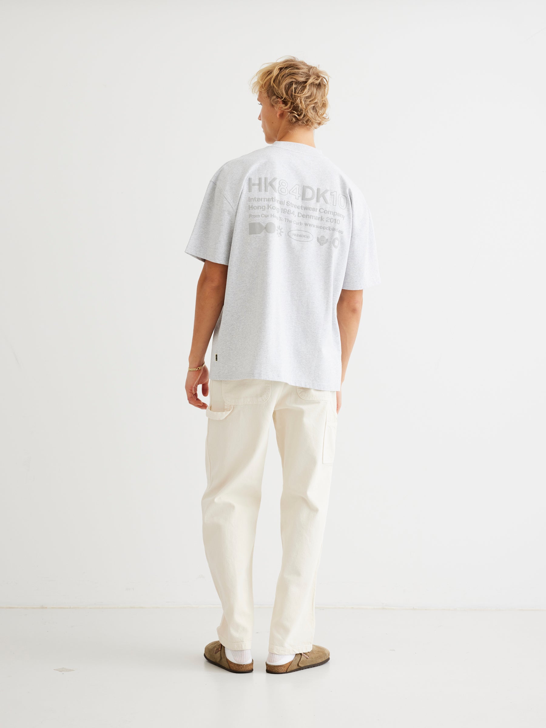 Woodbird WBDizzon Carpenter Pants Off White