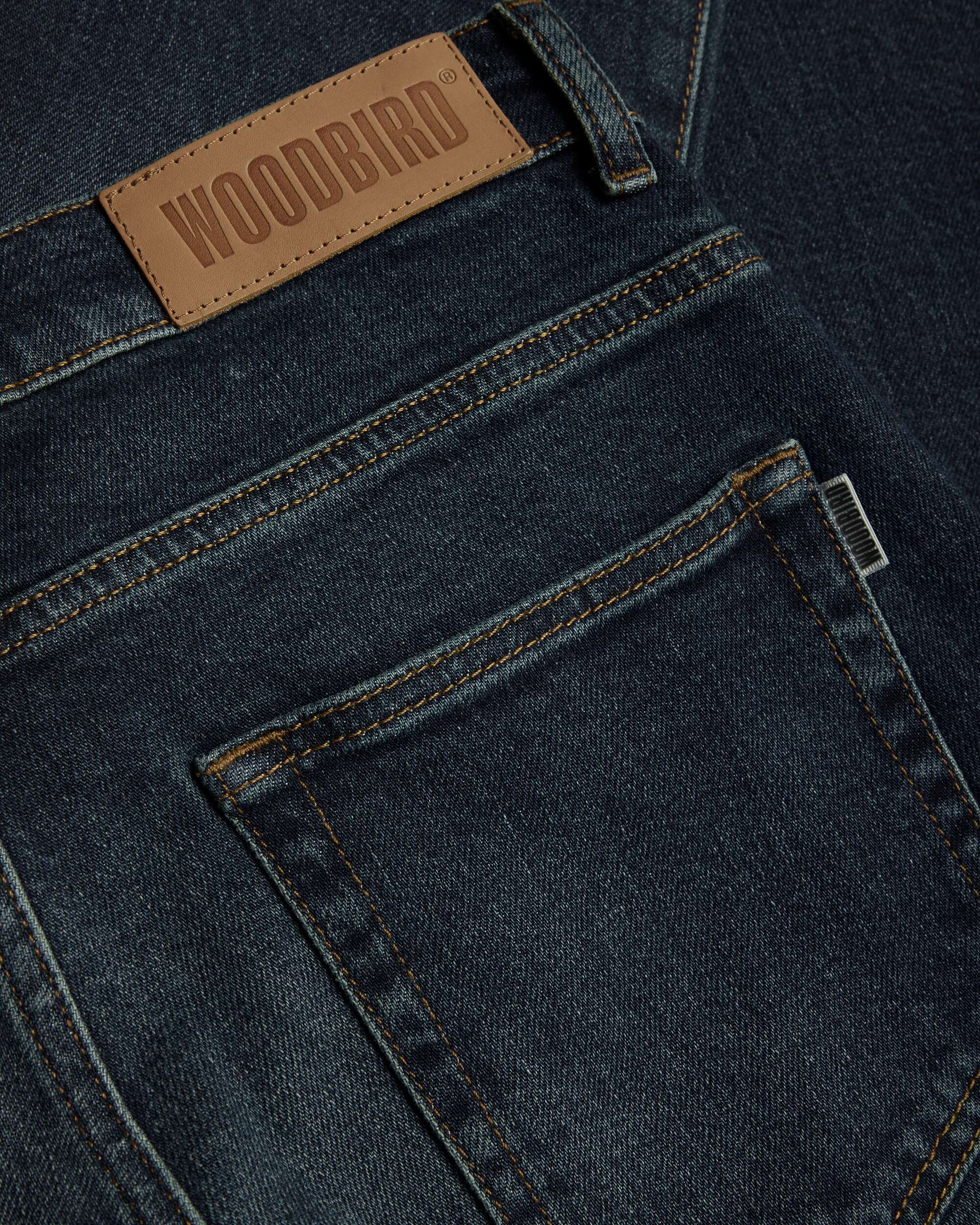 Woodbird WBDoc Stretch Blue Jeans Jeans Dark Blue