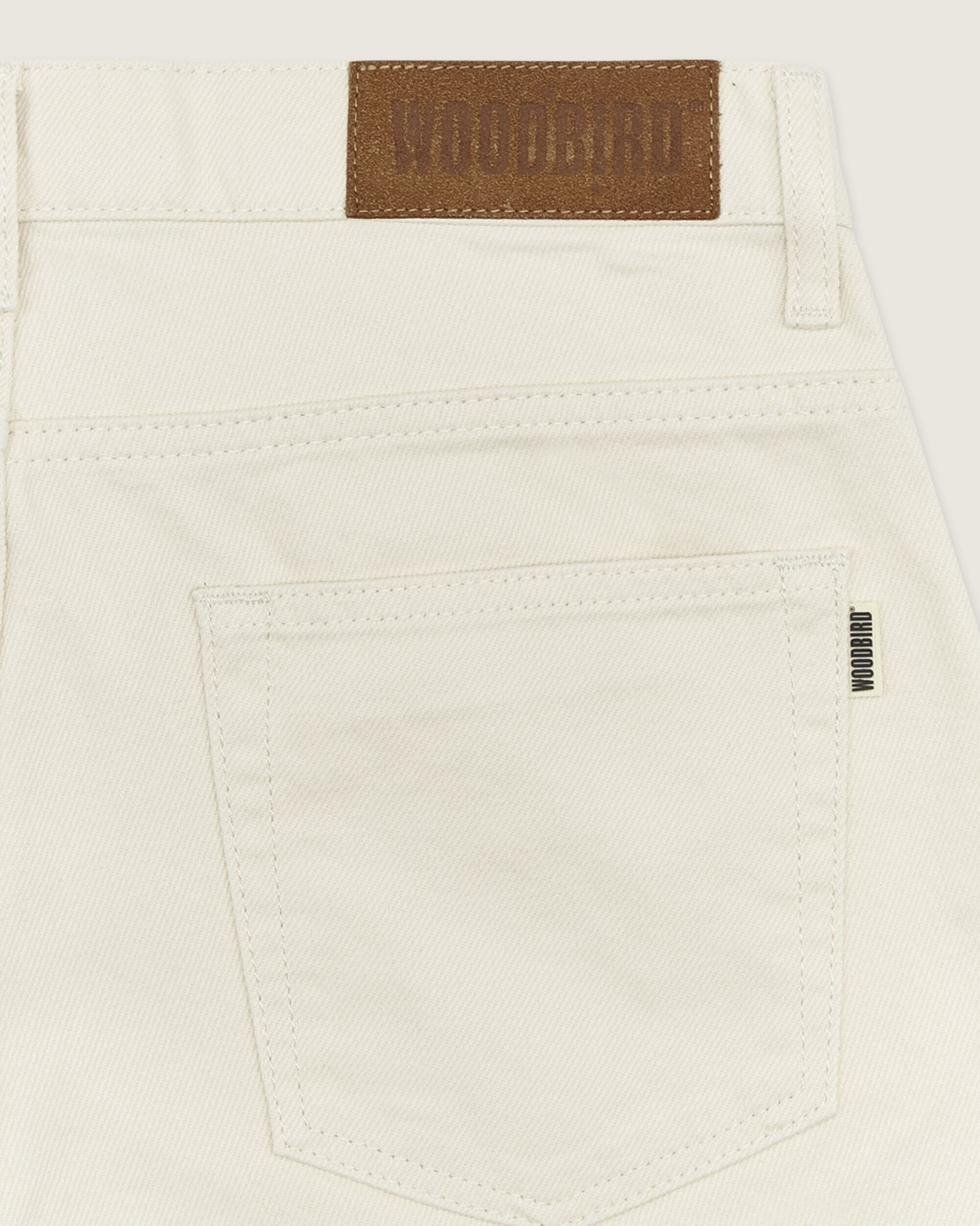 Woodbird WBDoc Twill Pants Jeans Off White