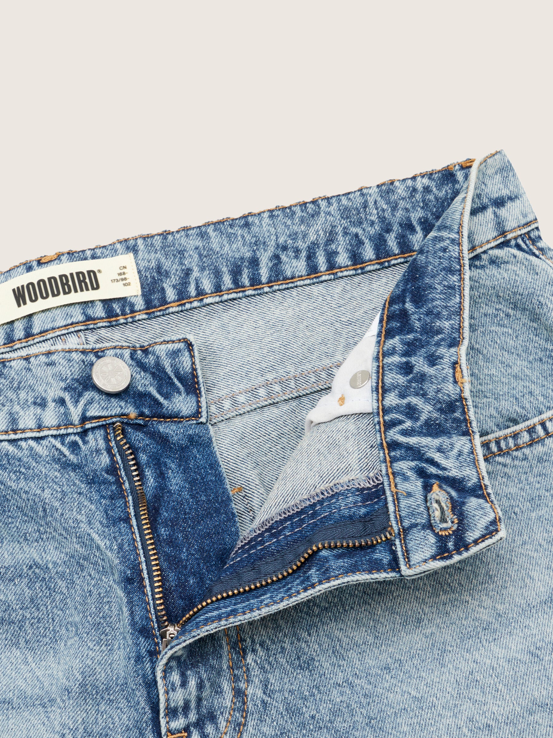 Woodbird WBDoc Vectorblue Jeans Jeans Mid Blue