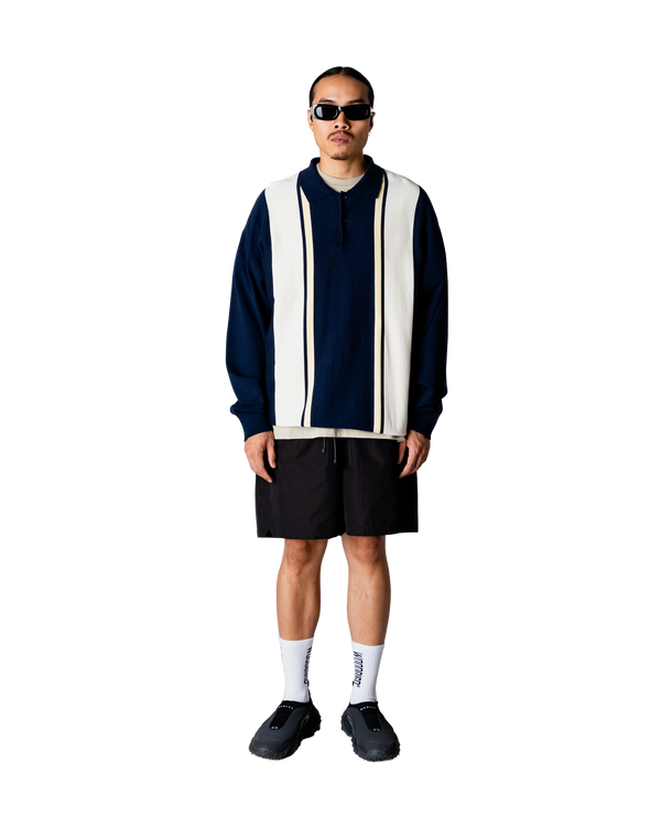 Woodbird WBDom Gran Polo Knits Dark Navy