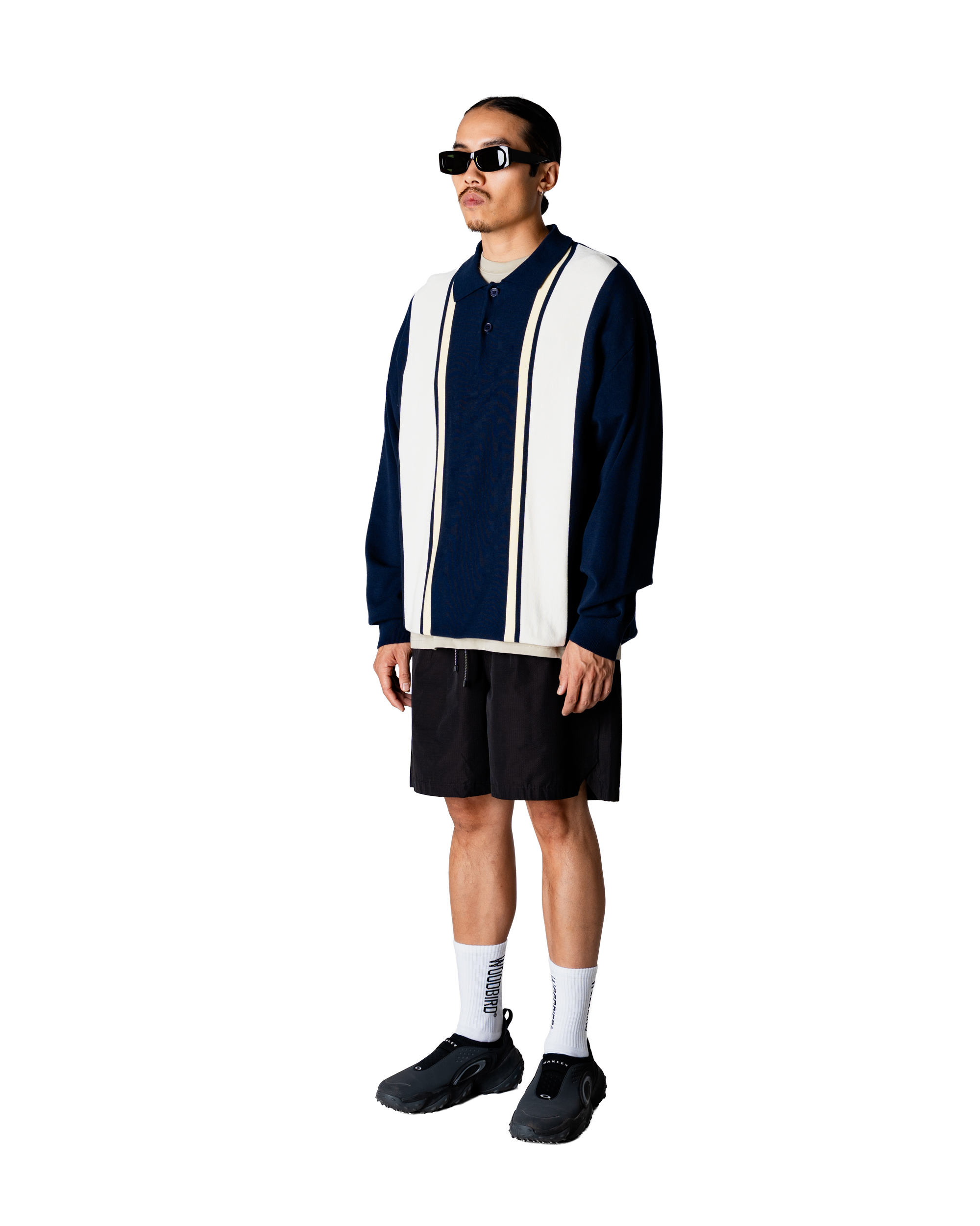 Woodbird WBDom Gran Polo Knits Dark Navy