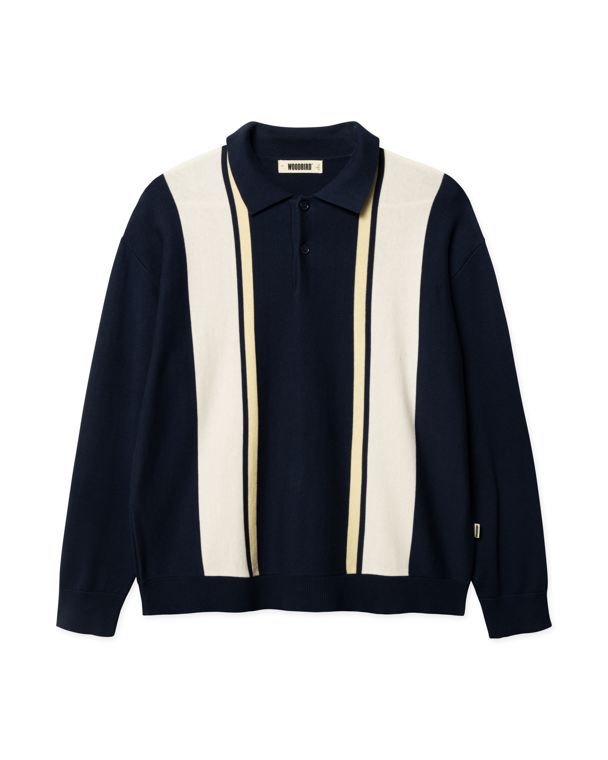 Woodbird WBDom Gran Polo Knits Dark Navy