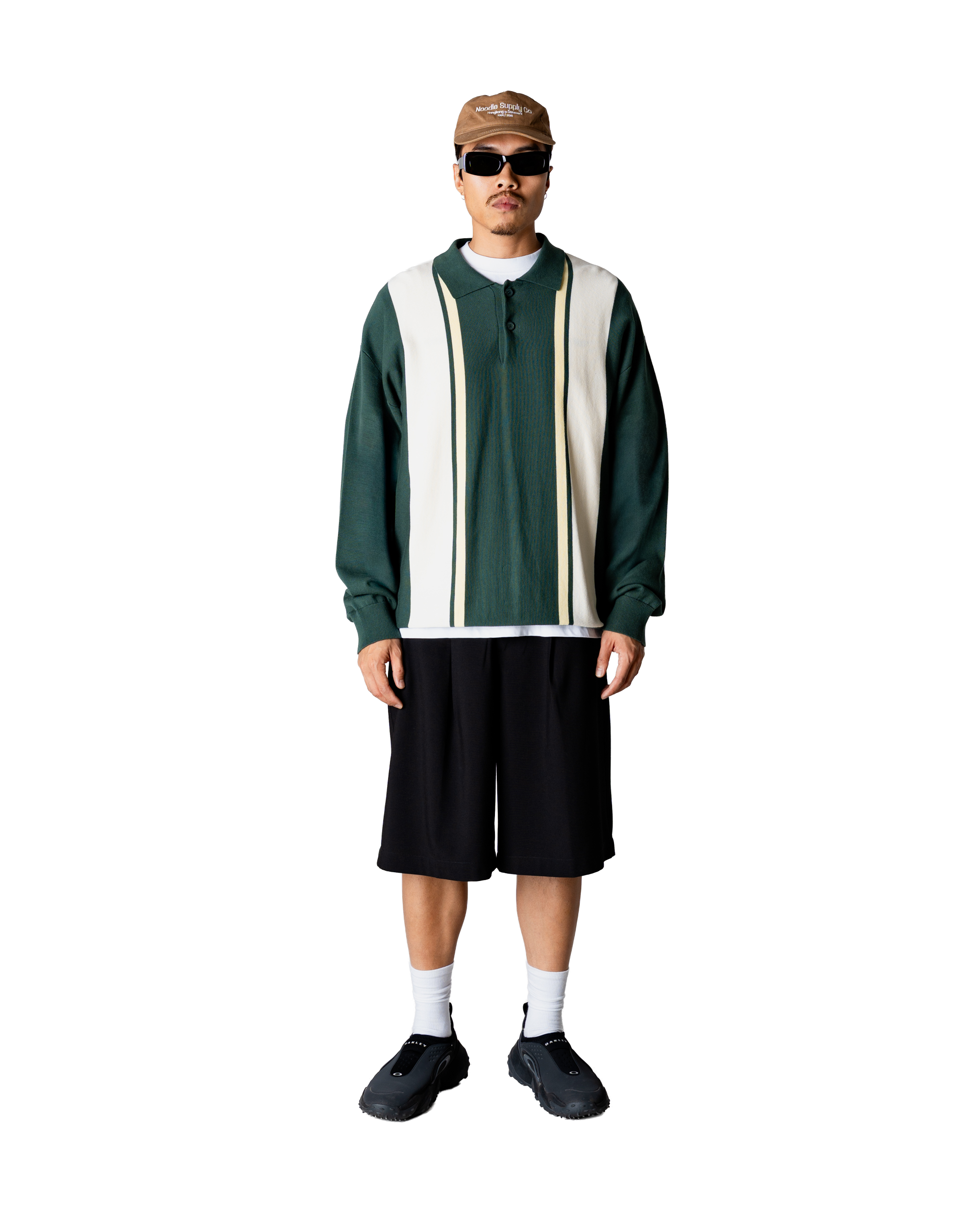 Woodbird WBDom Gran Polo Knits Pine Green