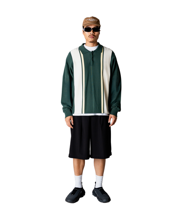 Woodbird WBDom Gran Polo Knits Pine Green