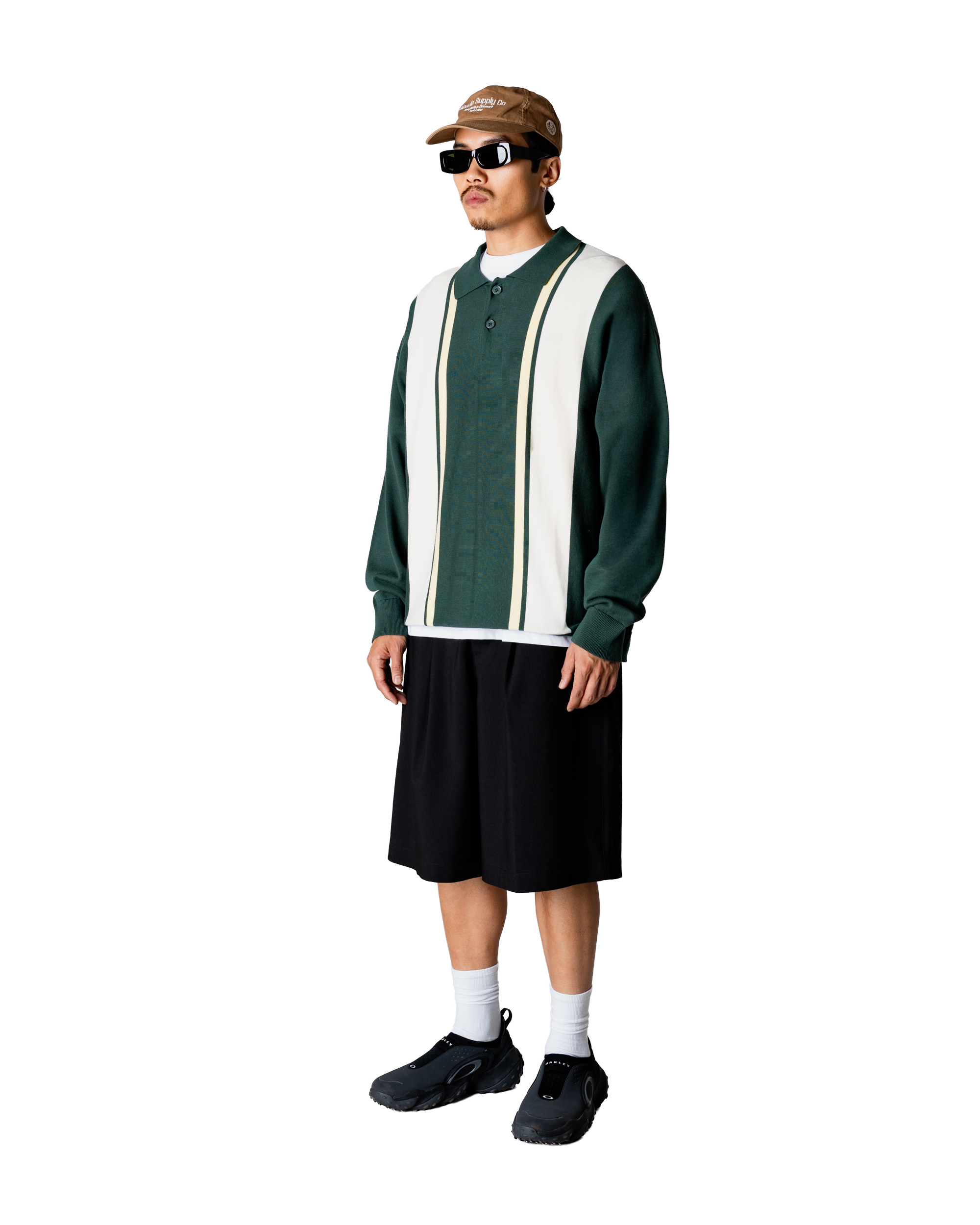 Woodbird WBDom Gran Polo Knits Pine Green