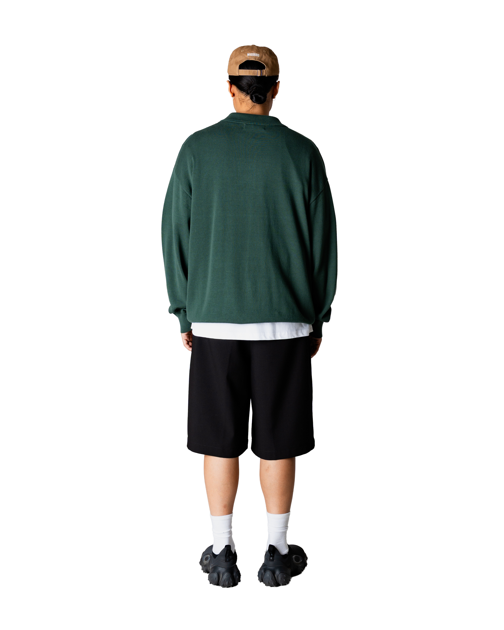 Woodbird WBDom Gran Polo Knits Pine Green