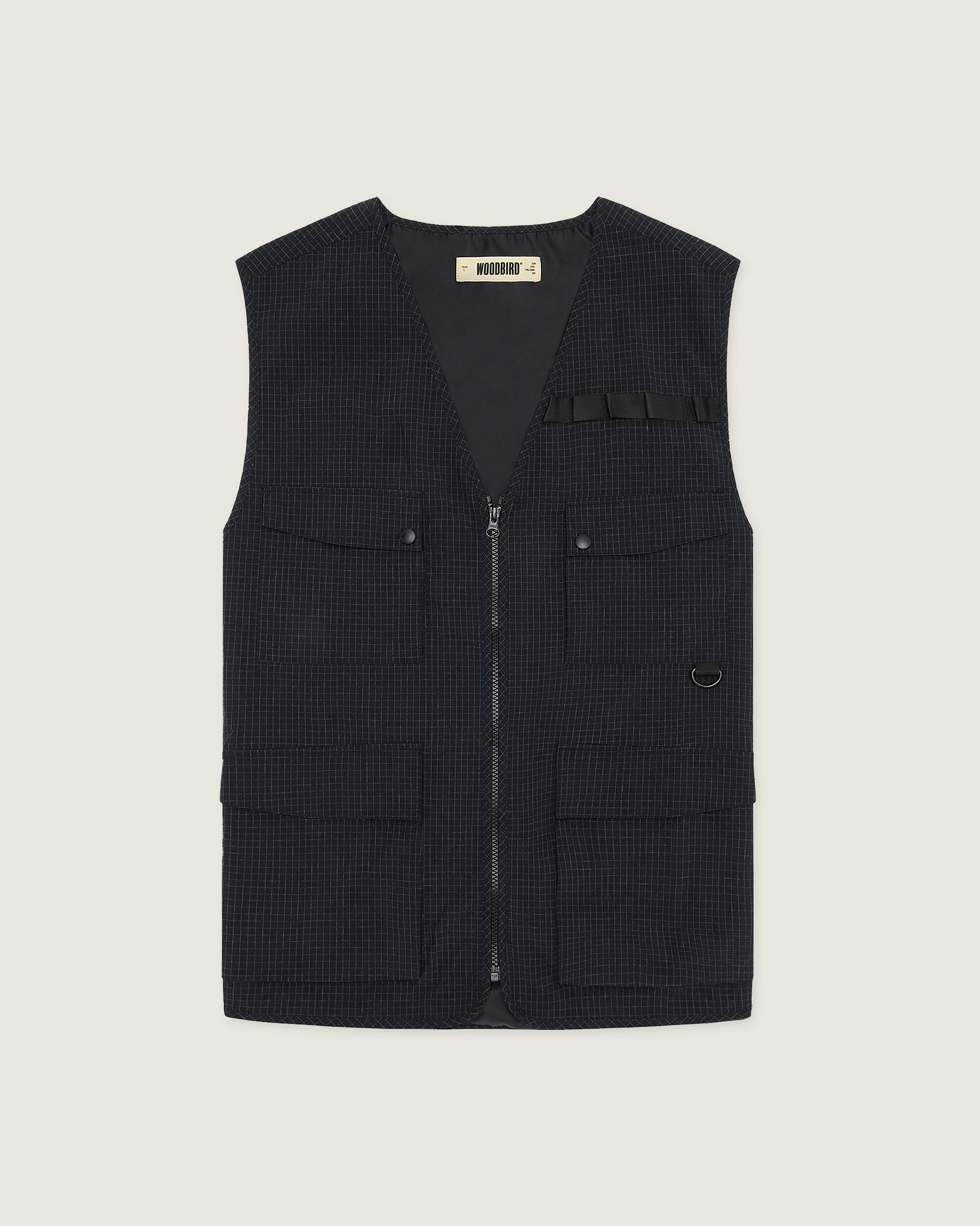 Woodbird WBDong Tech Vest Jackets Black